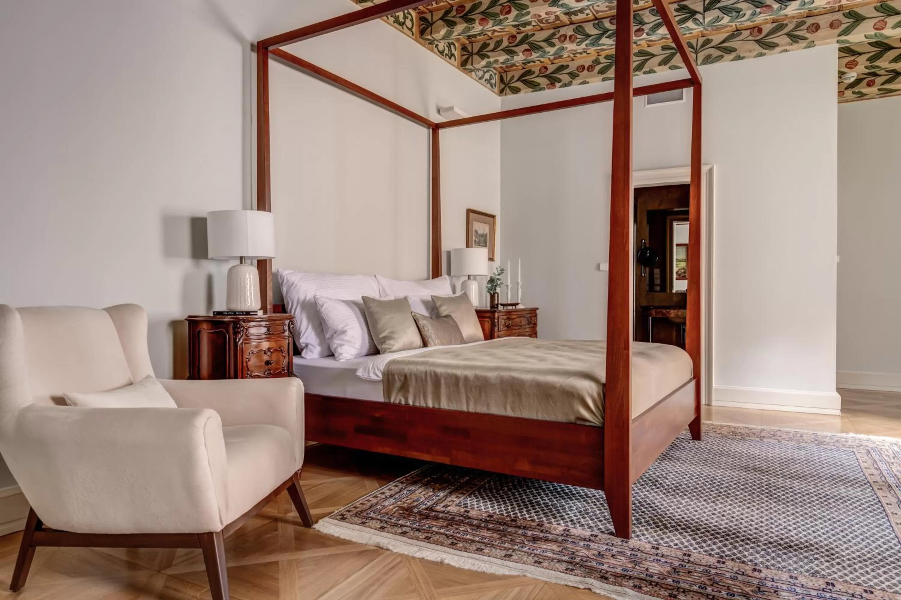 Bed in Hotel Nerudova 211