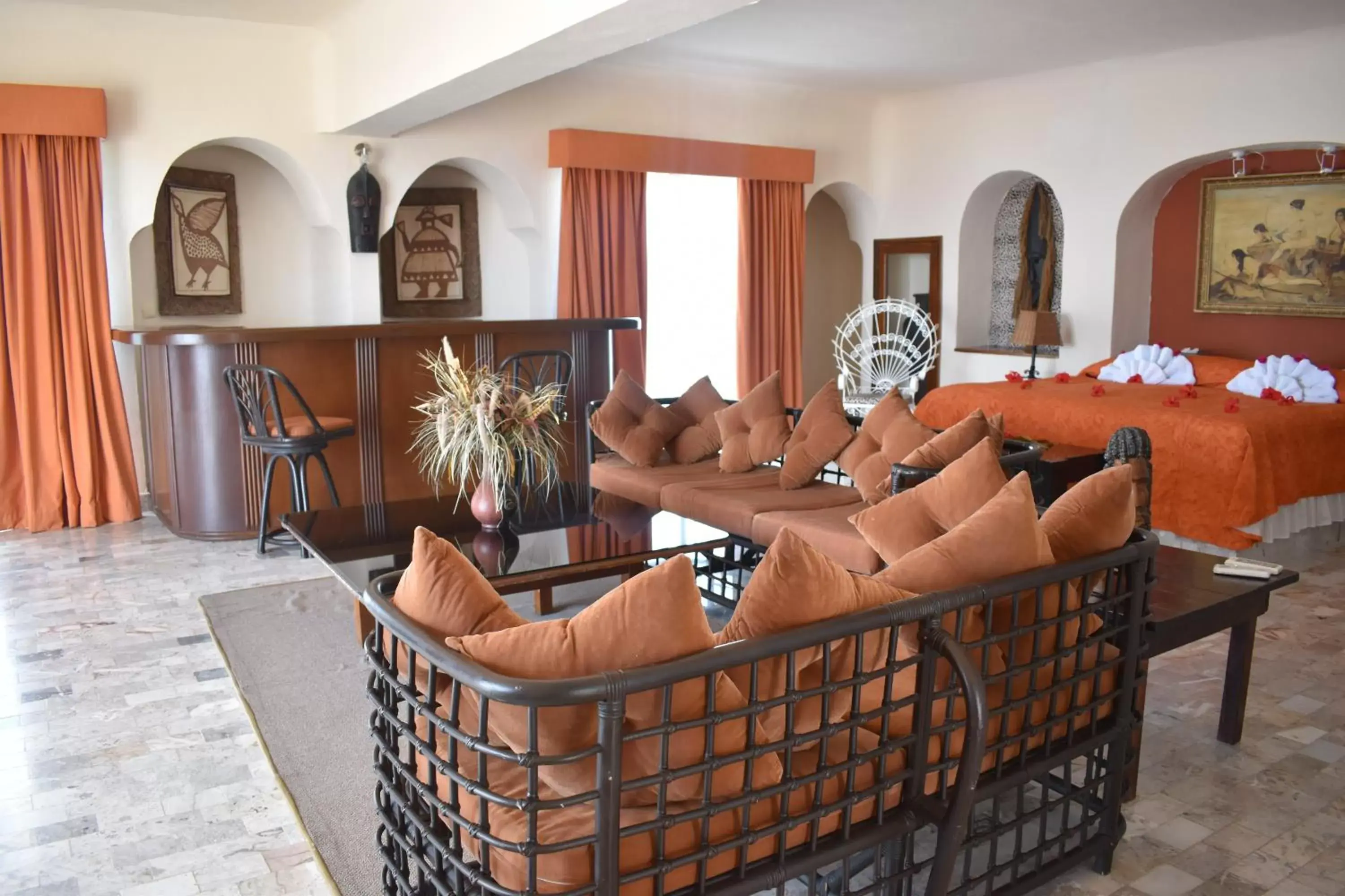 Living room, Seating Area in Villablanca Garden Beach Hotel