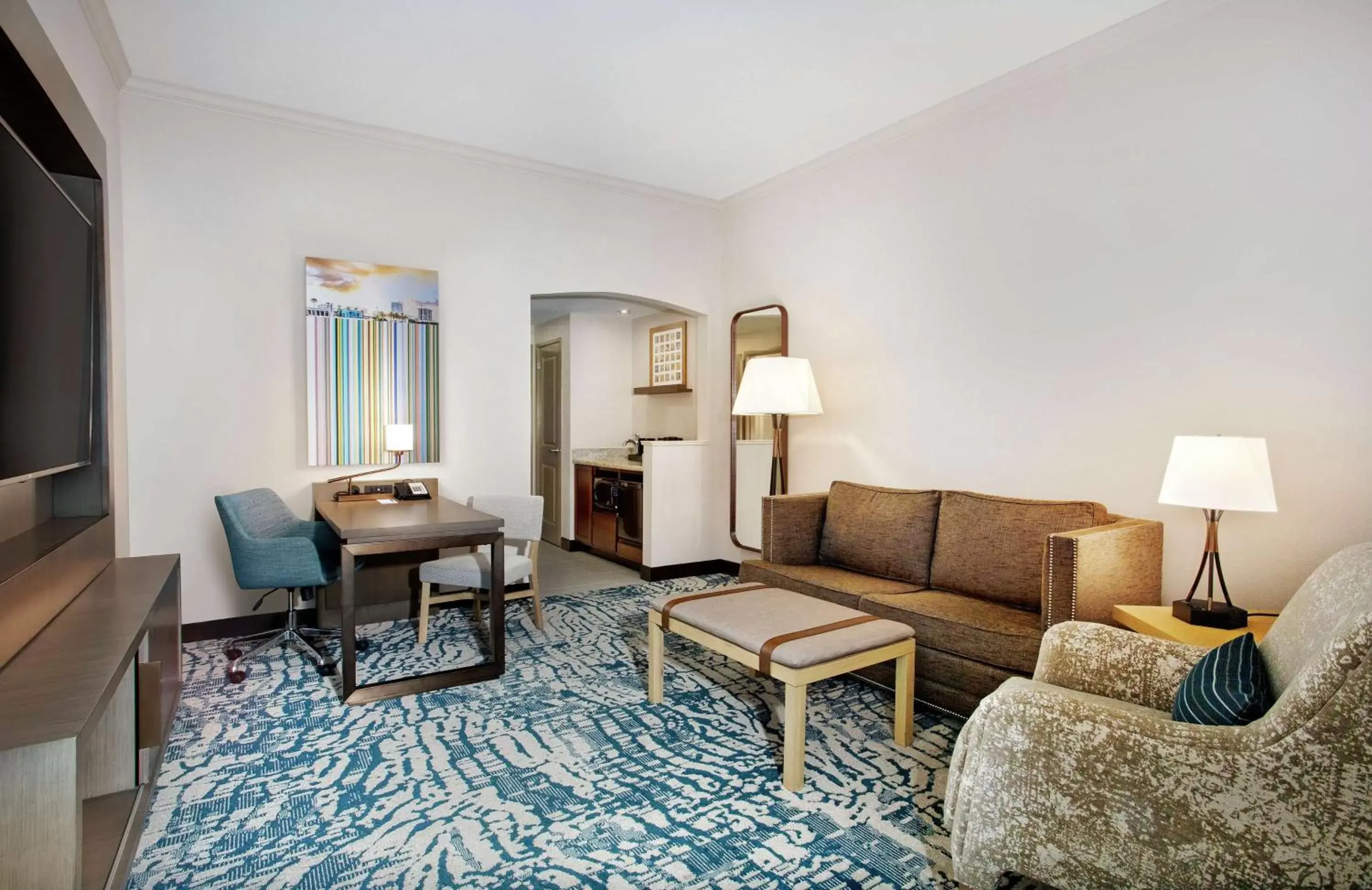 Living room, Seating Area in Embassy Suites by Hilton Tampa Downtown Convention Center