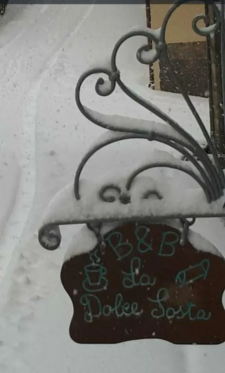 Winter, Property Logo/Sign in B&B La Dolce Sosta