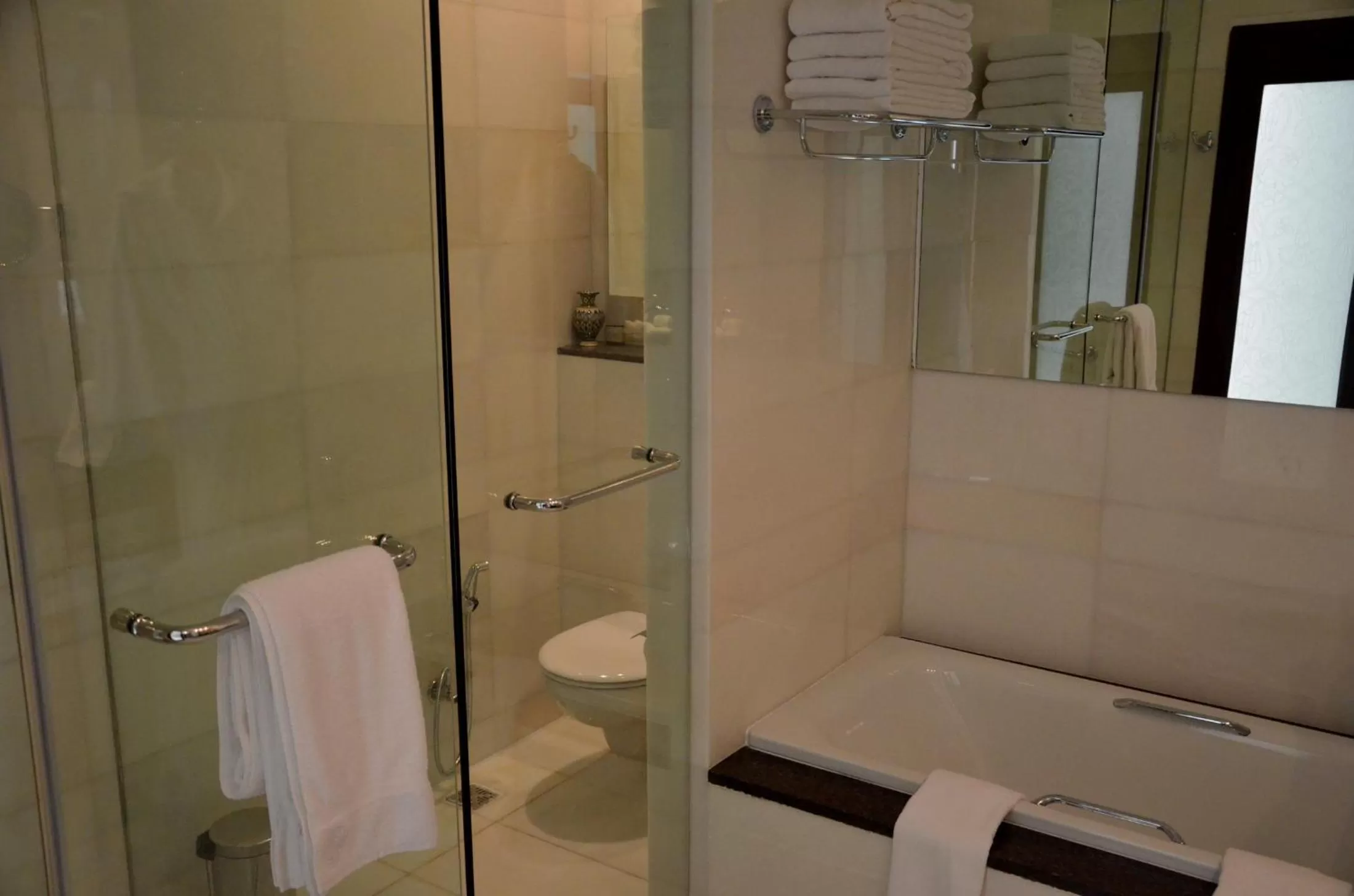 Bathroom in Dushanbe Serena Hotel