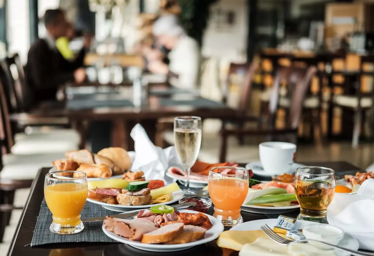 Buffet breakfast in Zenit Wellness Hotel Balaton