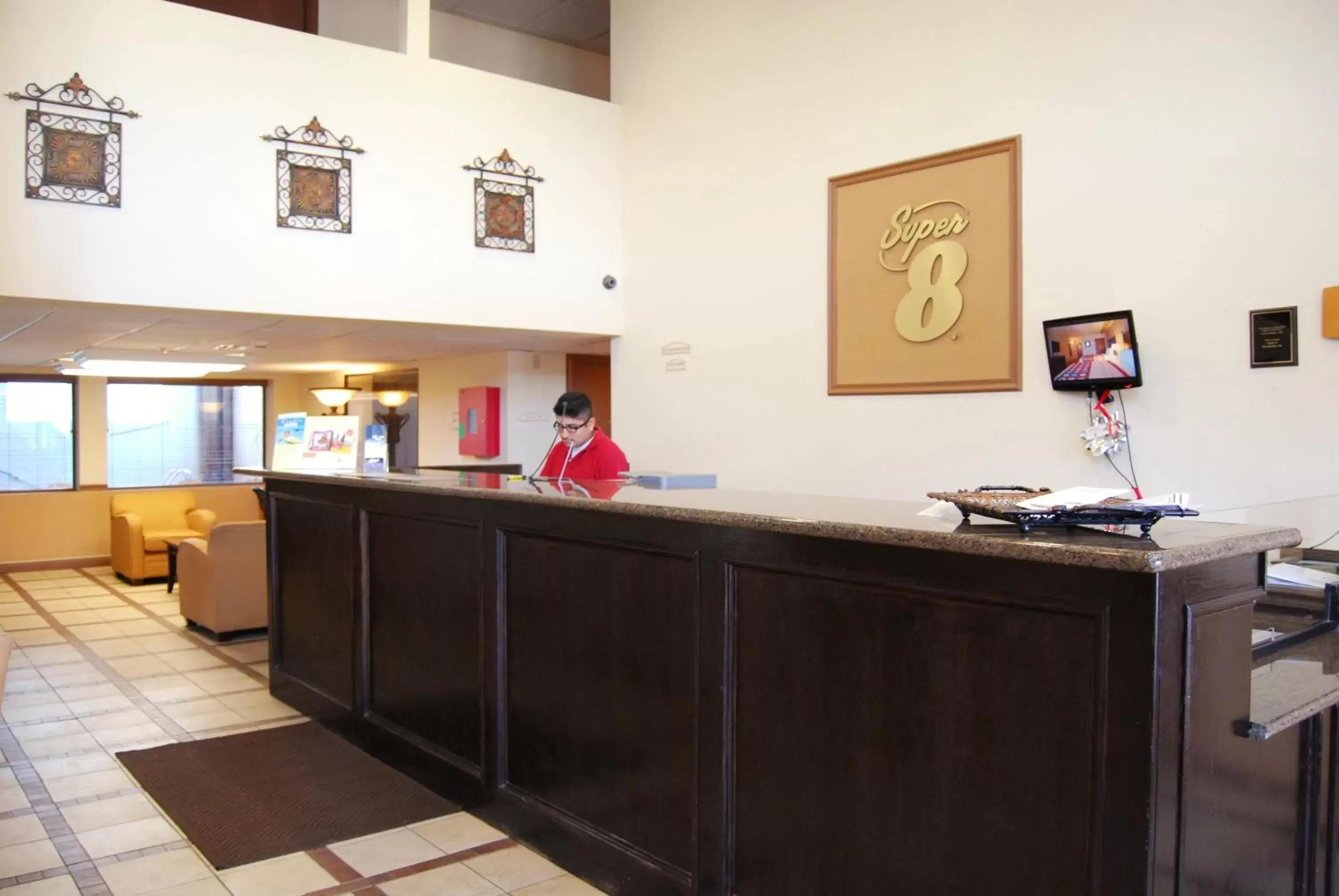 Lobby or reception in Super 8 by Wyndham Oklahoma City Lobby or reception in Super 8 by Wyndham Oklahoma City