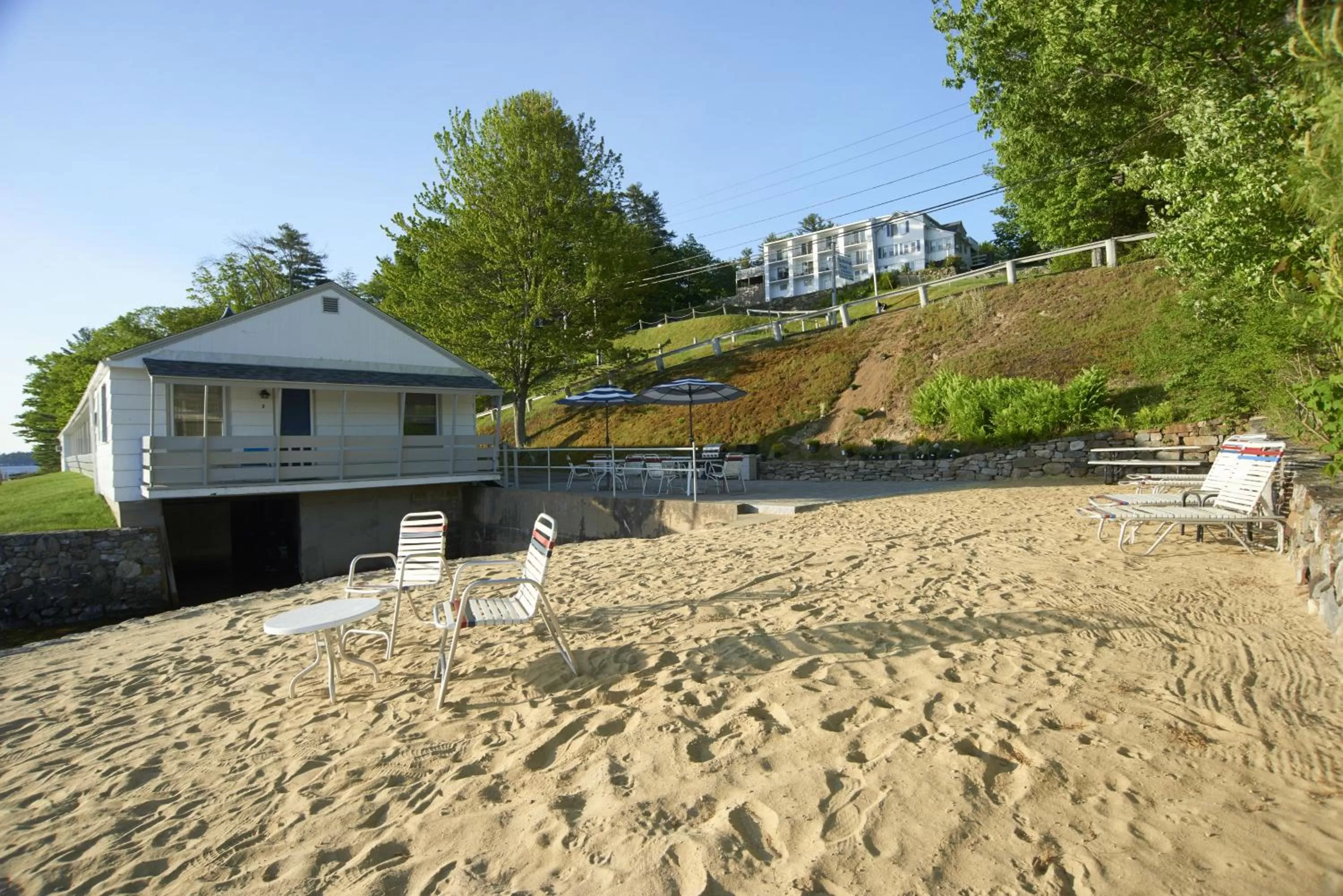 Beach in Belknap Point Inn