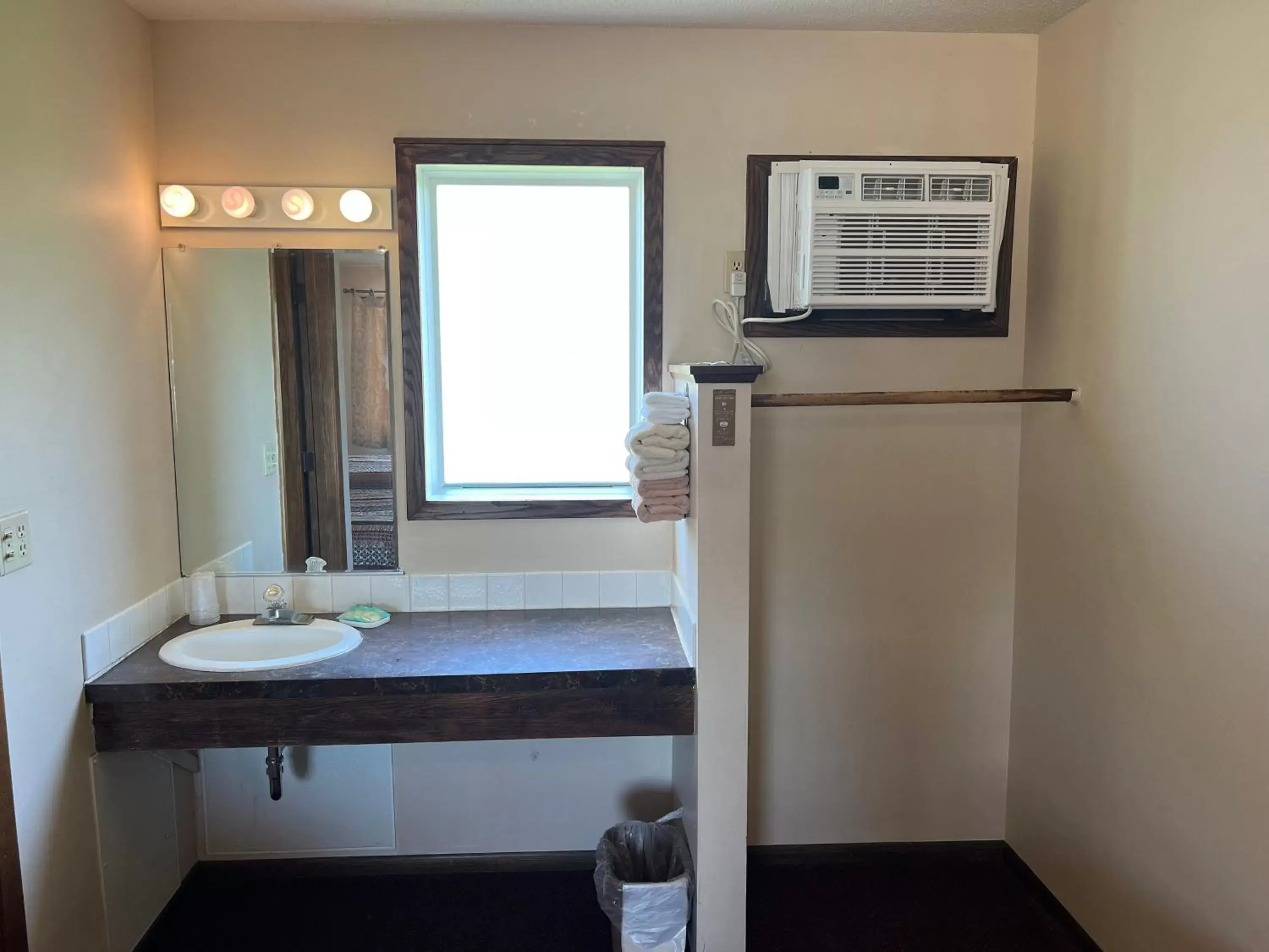 Bathroom in Barnesville Motel