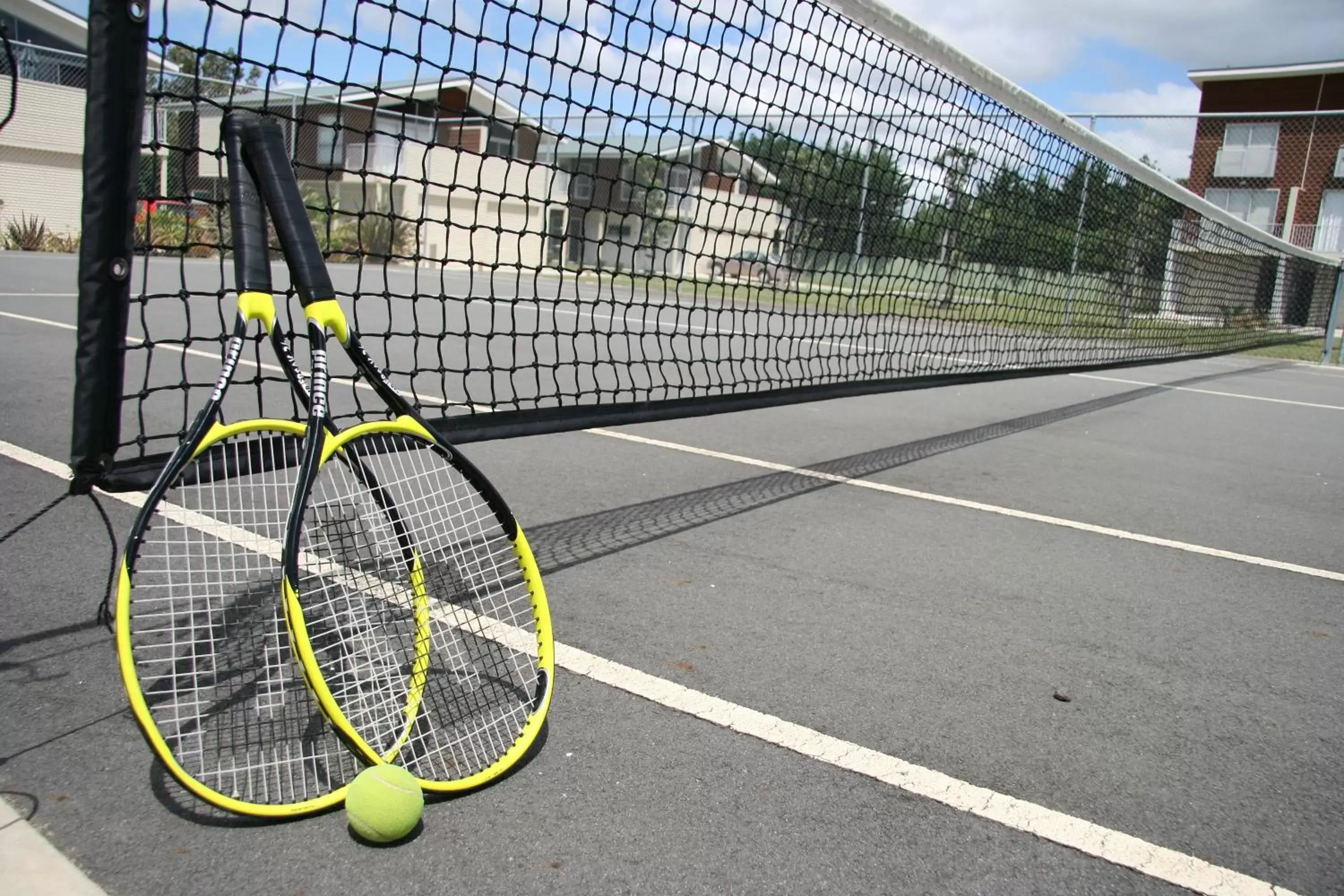 Tennis court in Oceans Resort Whitianga Tennis court in Oceans Resort Whitianga