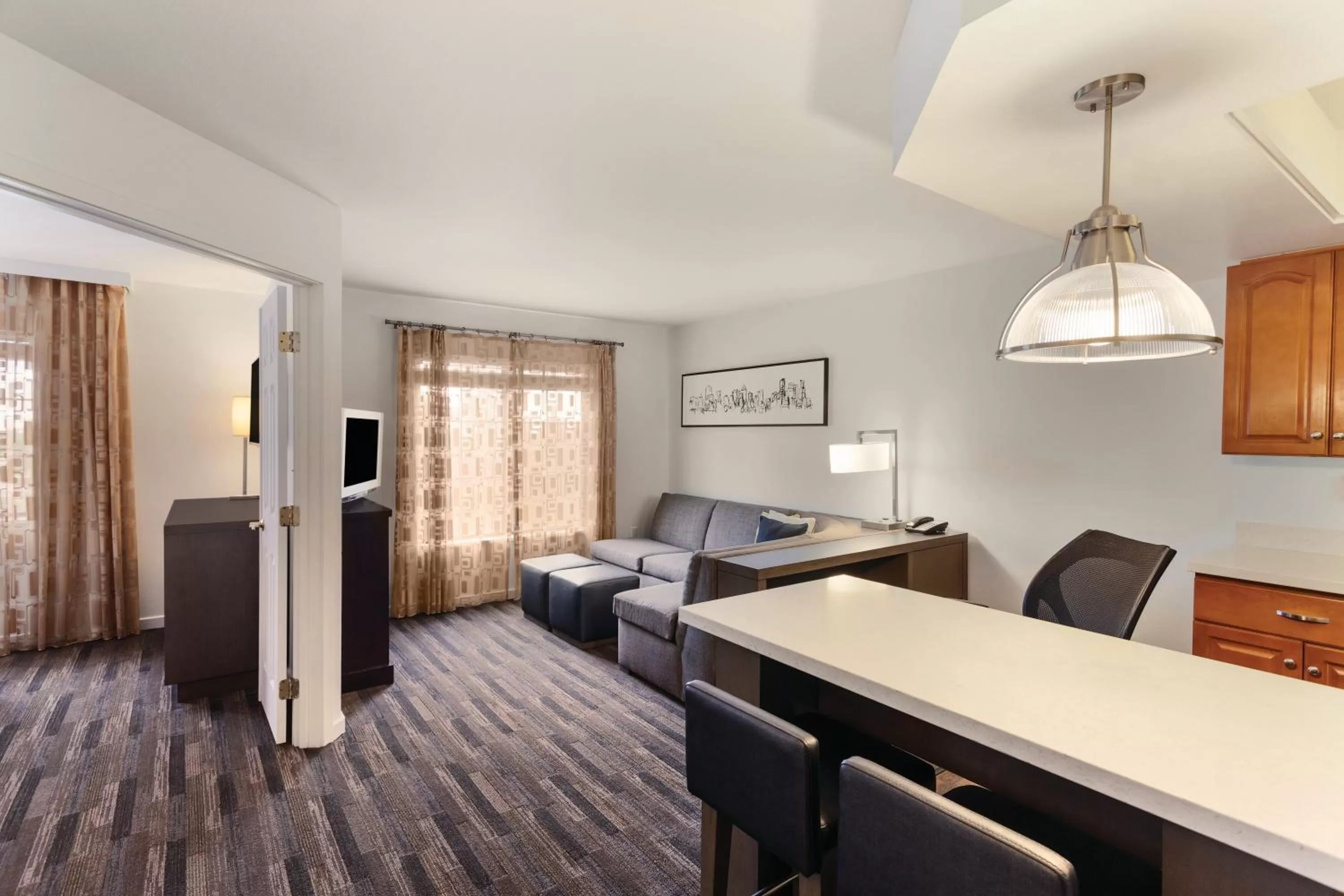 Seating area in Hyatt House Denver Tech Center