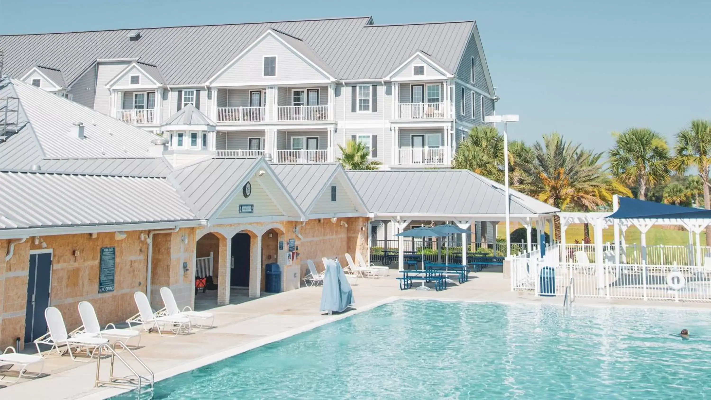 Swimming pool, Property Building in Holiday Inn Club Vacations - Orlando Breeze Resort, an IHG Hotel