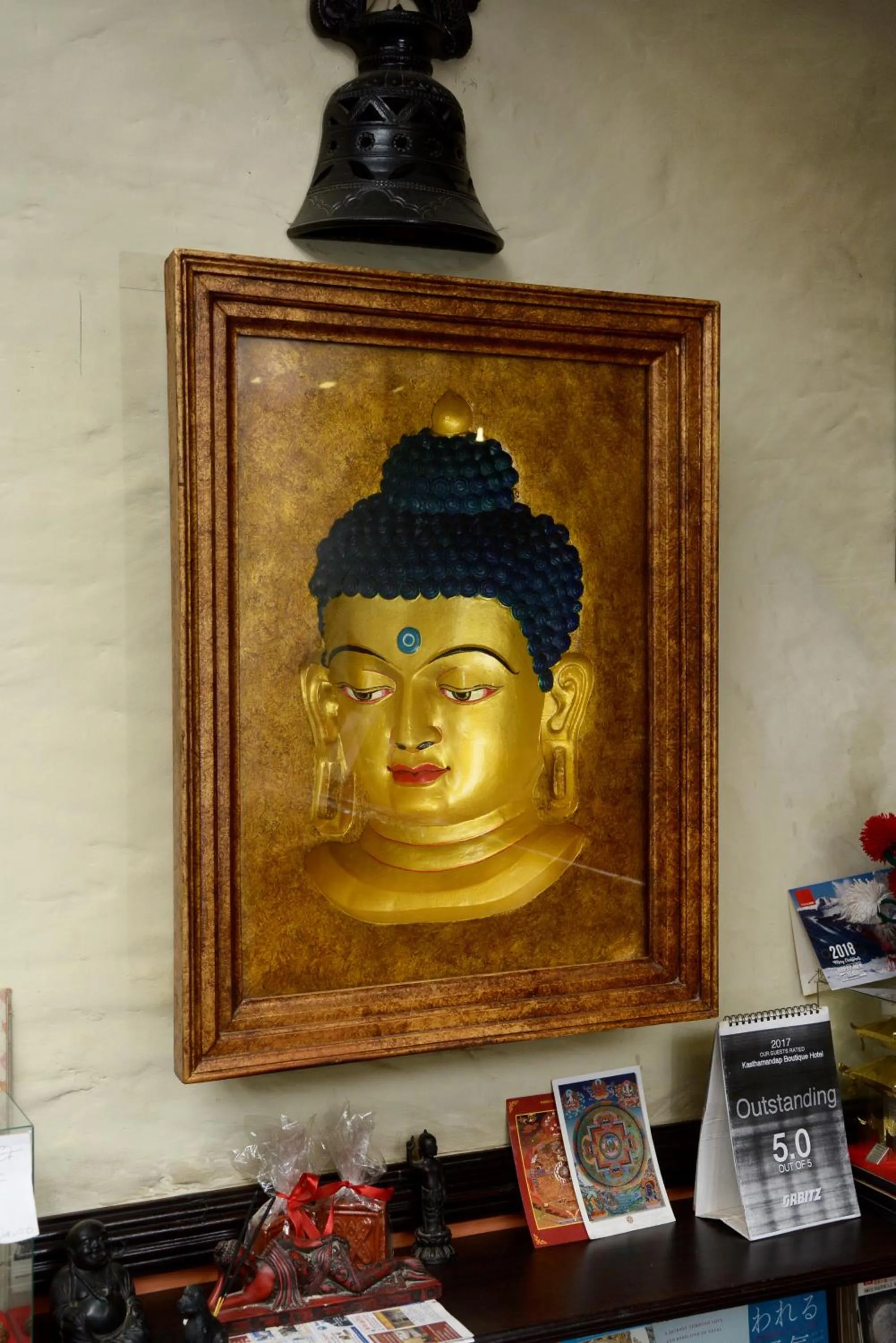 Decorative detail in Kasthamandap Boutique Hotel