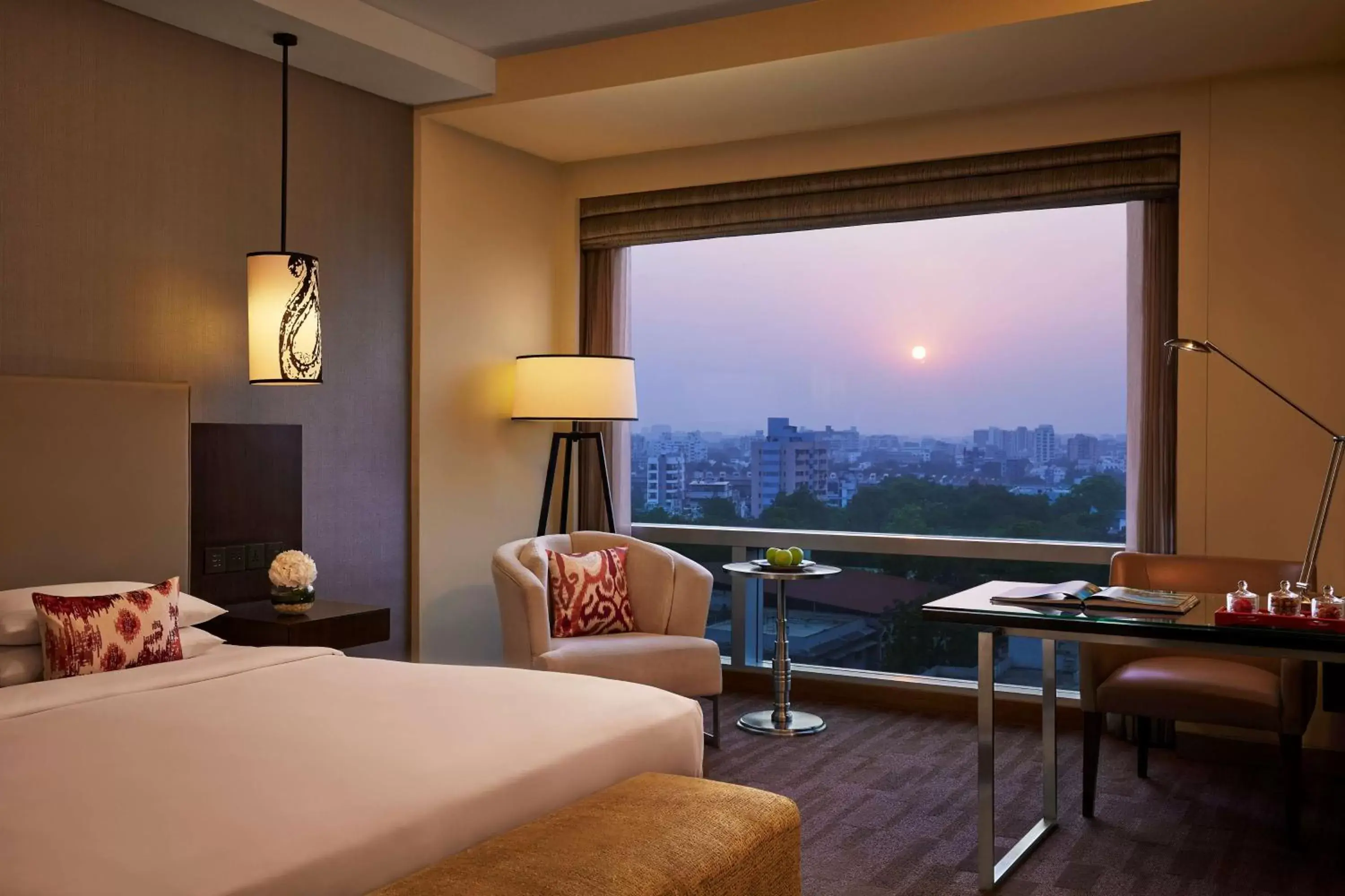 Bedroom in Hyatt Regency Ahmedabad