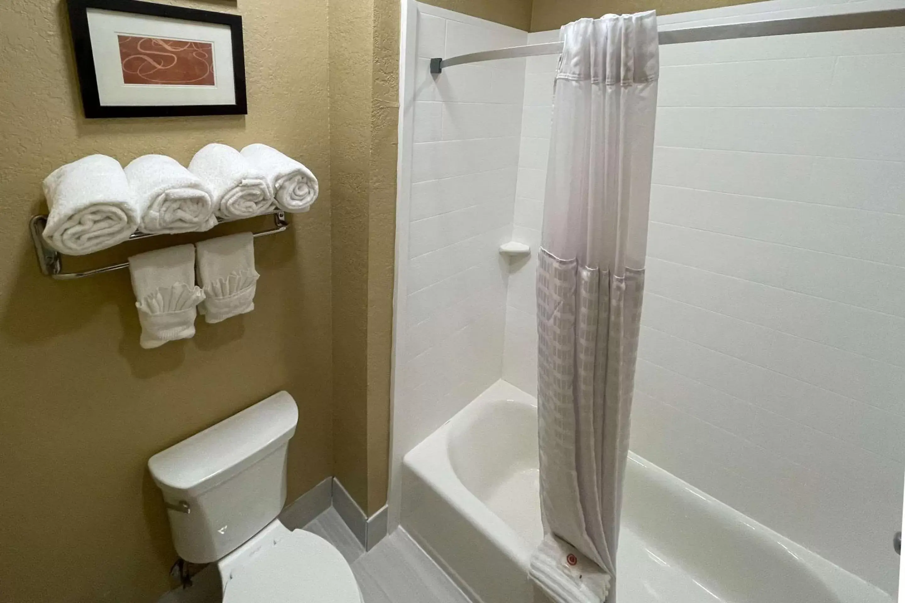 Bedroom, Bathroom in Comfort Suites Sea World/ Lackland