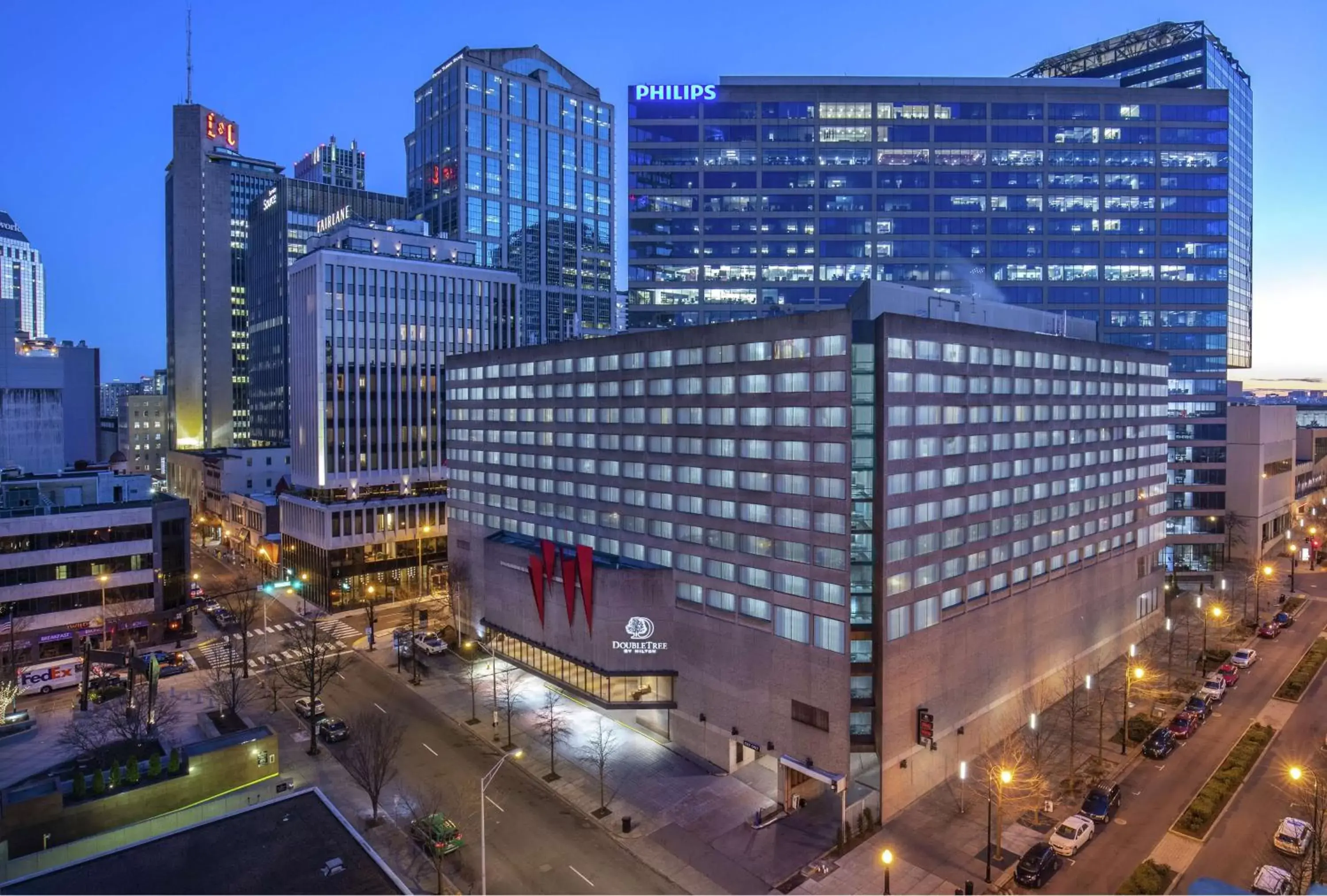 Property building, Bird's-eye View in DoubleTree by Hilton Hotel Nashville Downtown