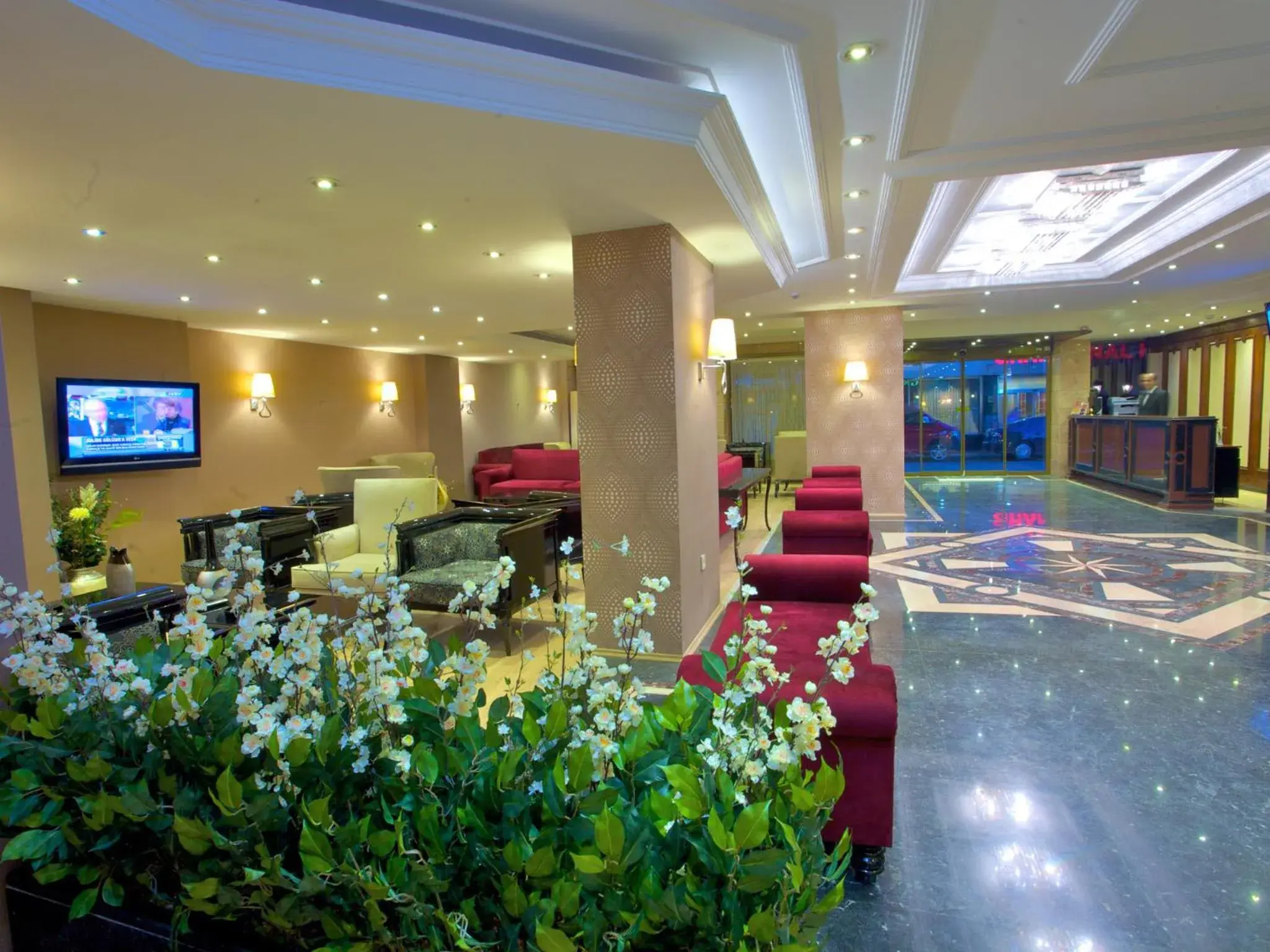 Lobby or reception in Grand Emin Hotel