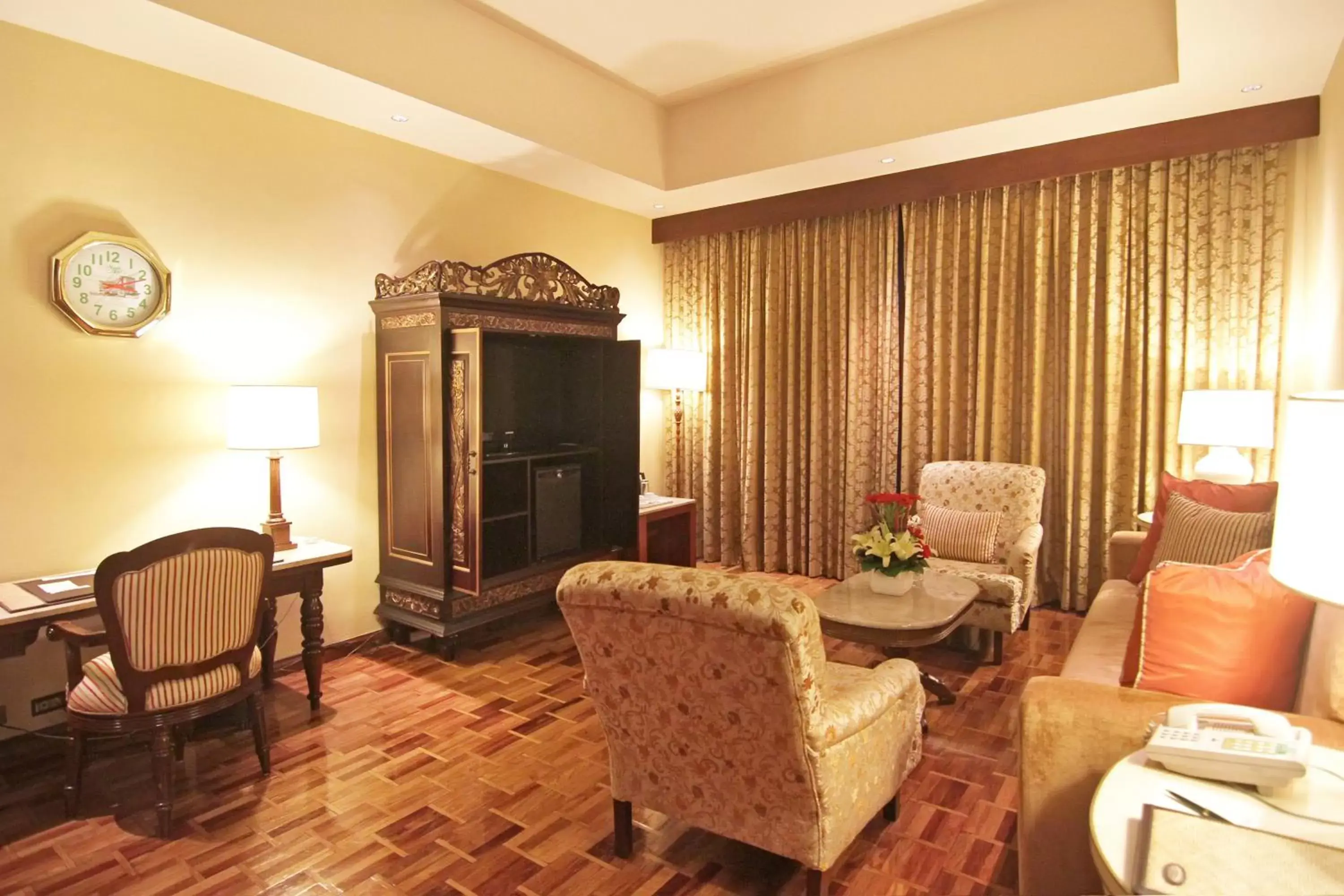 Living room, Seating Area in The Manila Hotel