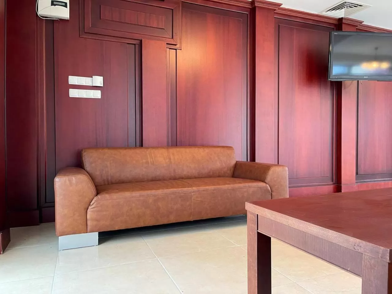 Communal lounge/ TV room in Ravda Family Resort. Park&Sea