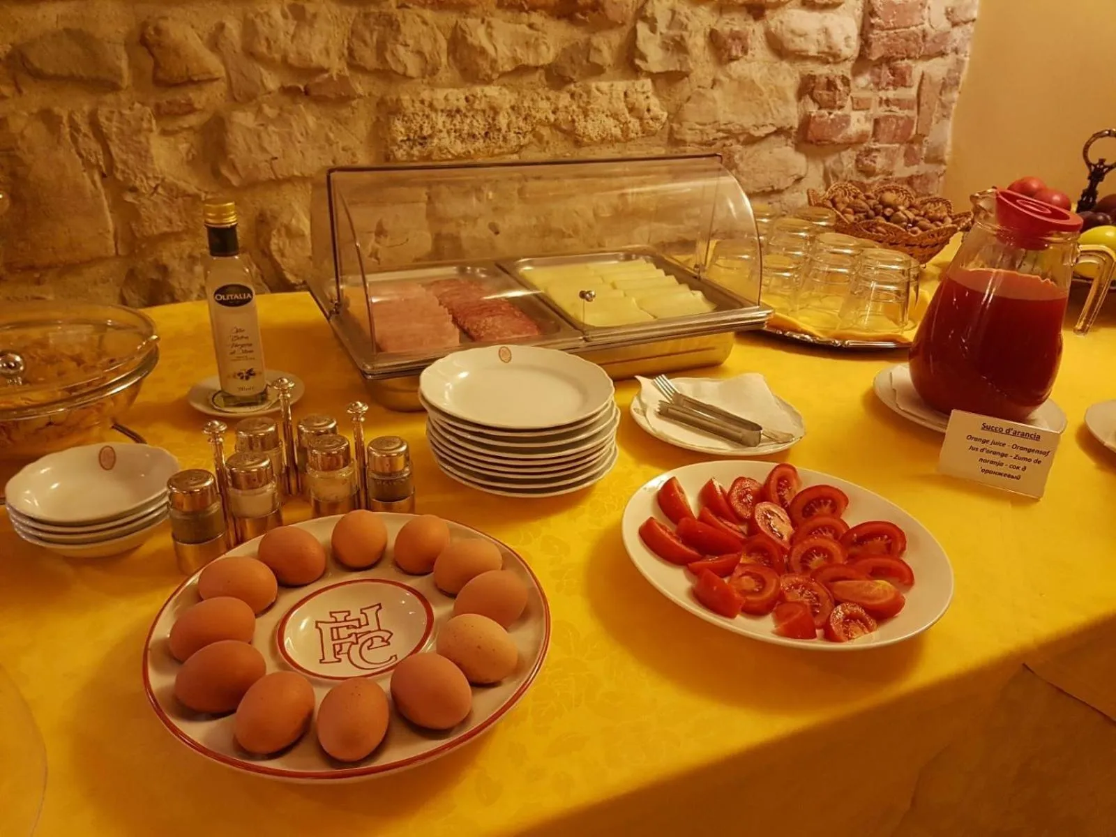 Food and drinks in Hotel Fonte Cesia