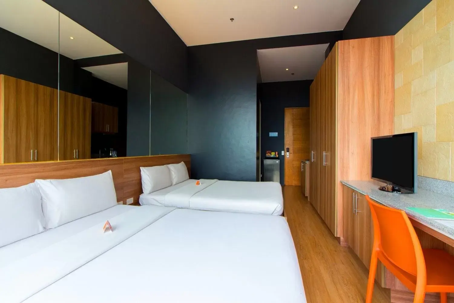 Bed in Azumi Boutique Hotel, Multiple Use Hotel Staycation Approved