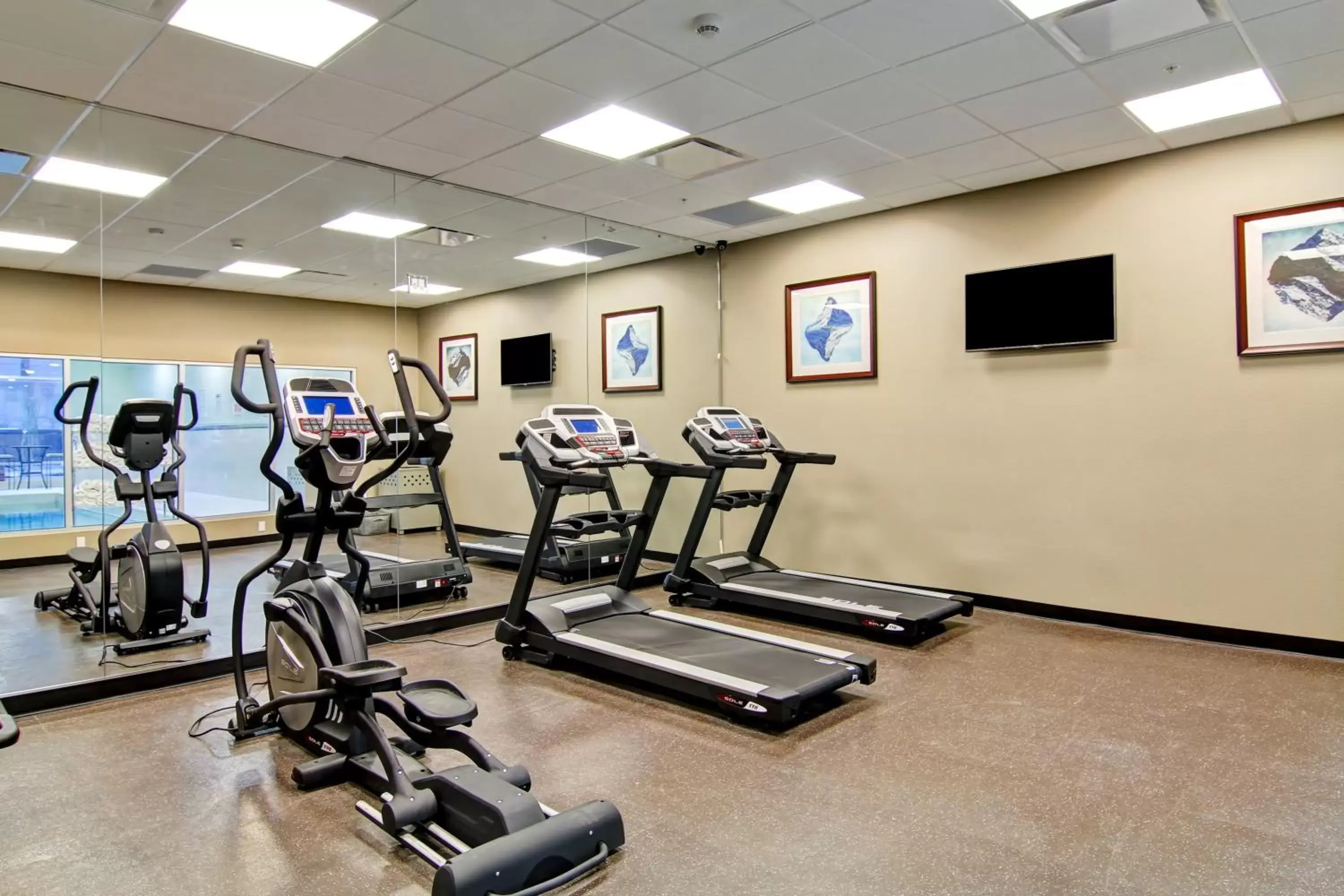 Fitness centre/facilities, Fitness Center/Facilities in Holiday Inn Express & Suites Oshawa Downtown - Toronto Area, an IHG Hotel