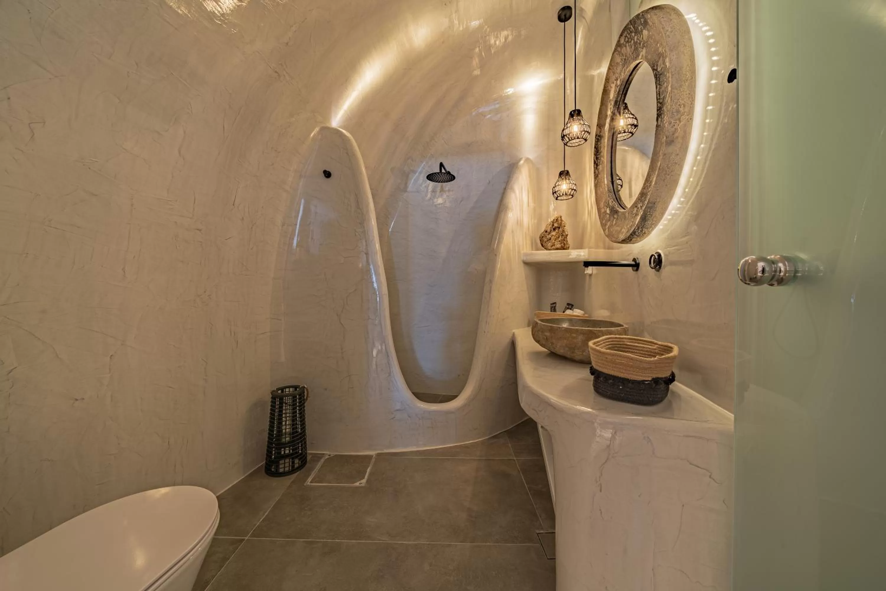 Bathroom in Eternity Suites Santorini