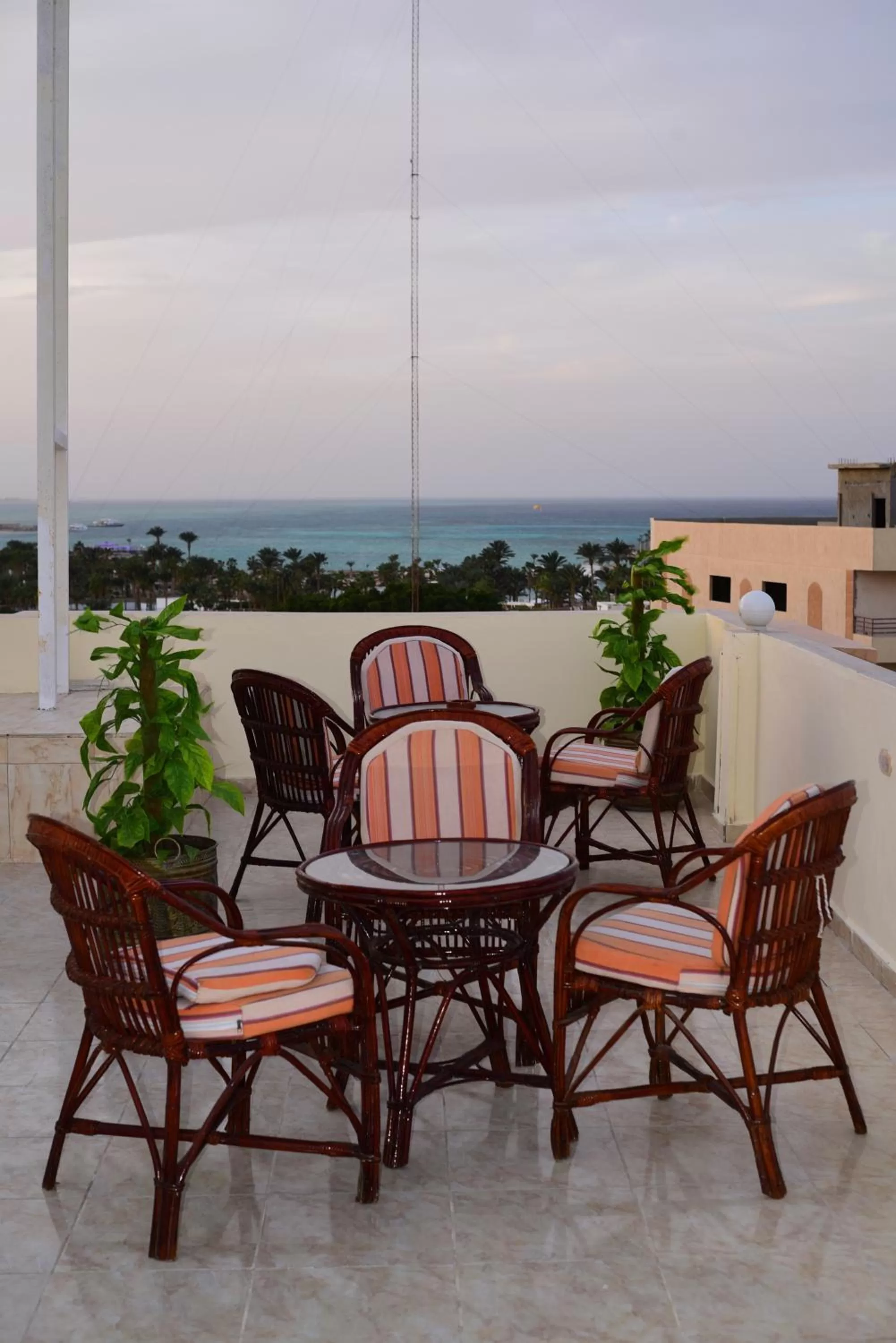 Patio in Luxor Hotel Hurghada