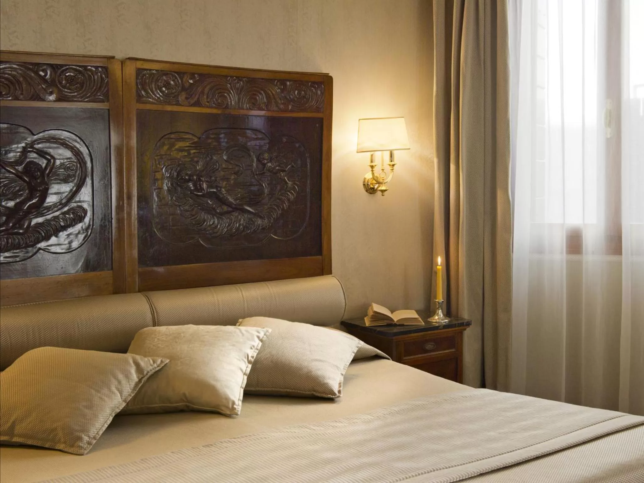 Bed in Hotel Campiello