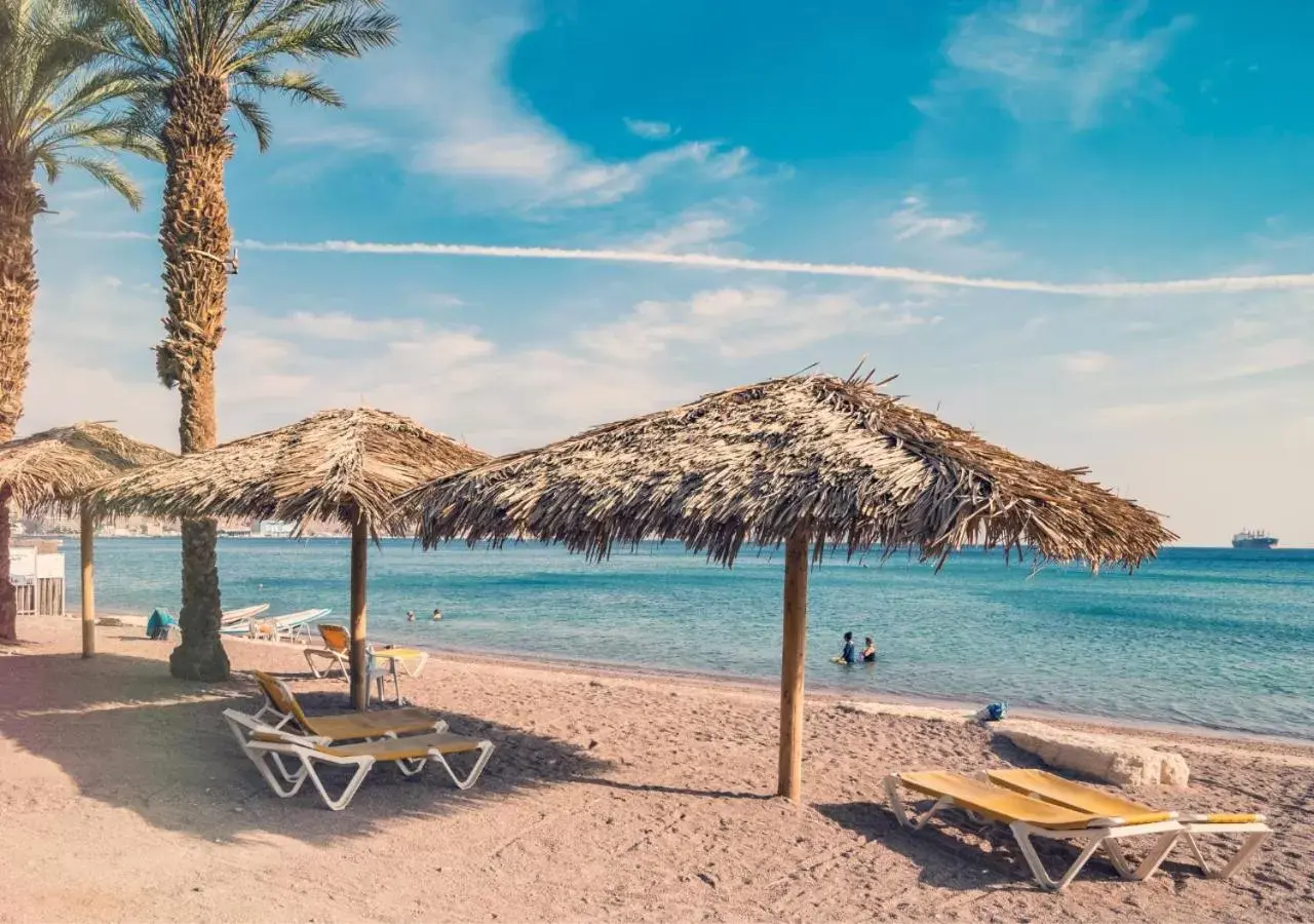 Activities, Beach in Sahara Hotel Eilat