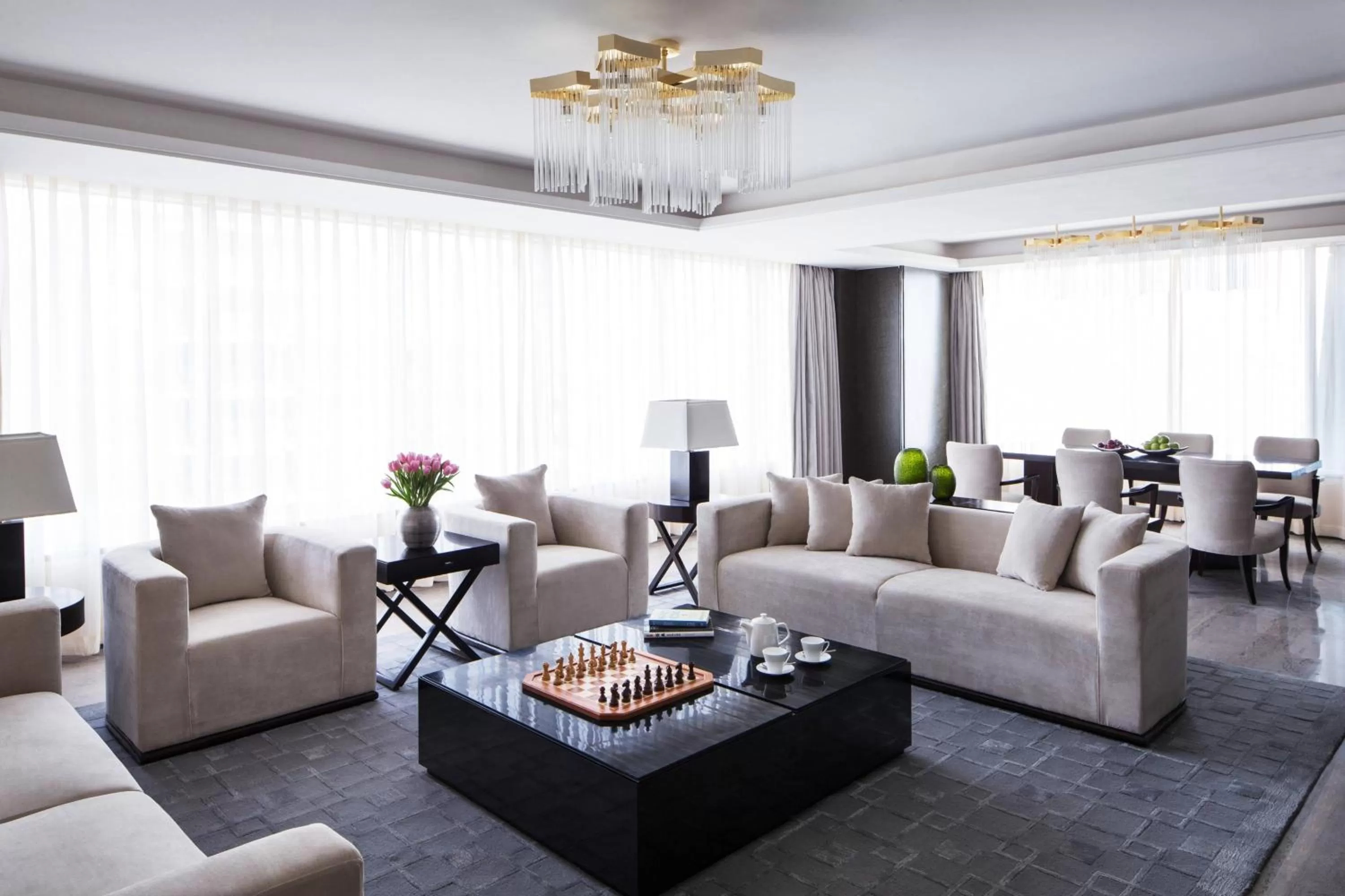 Living room in Shunde Marriott Hotel