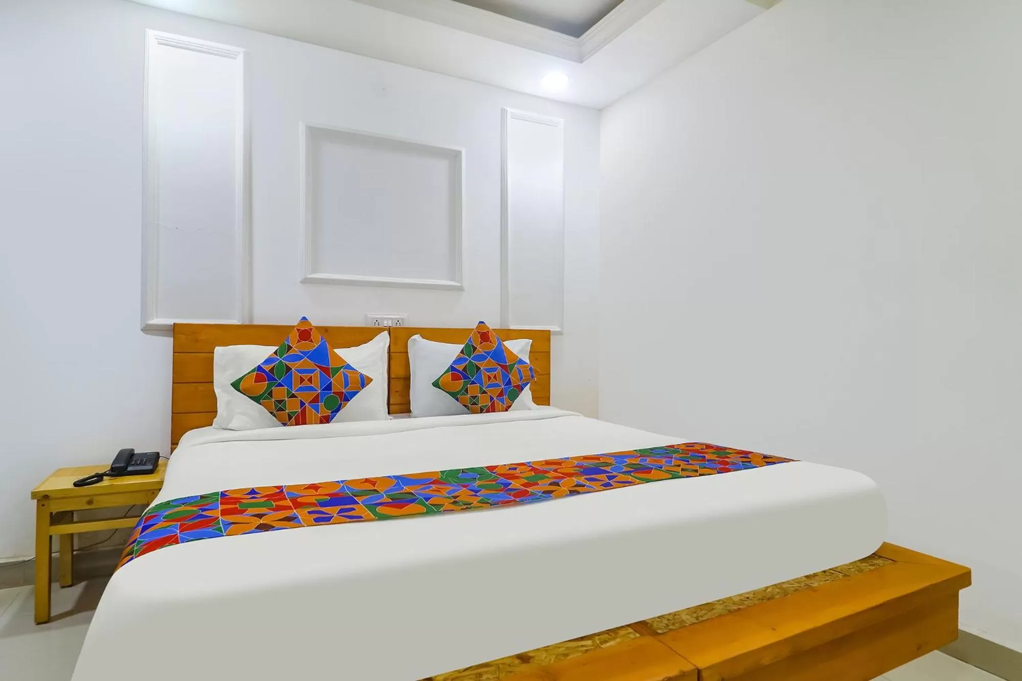 Bed in FabHotel Green Leaf