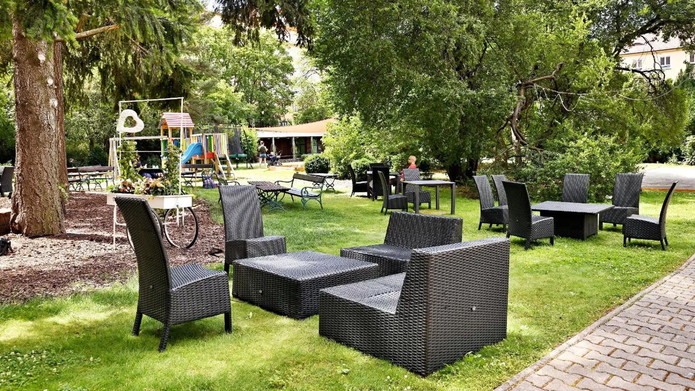 Garden in Grand Hotel International - Czech Leading Hotels