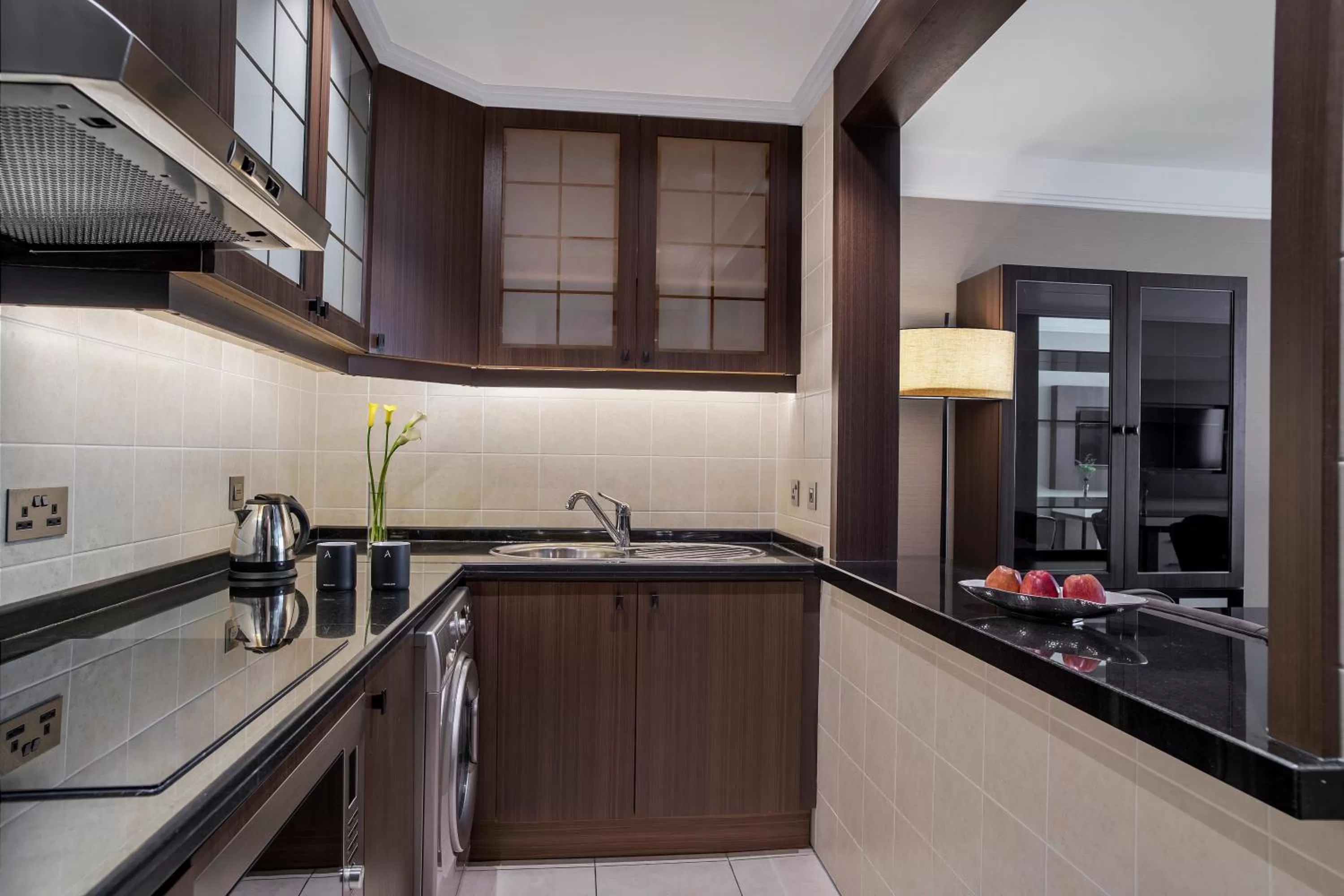 Kitchen or kitchenette in Al Maha Arjaan by Rotana