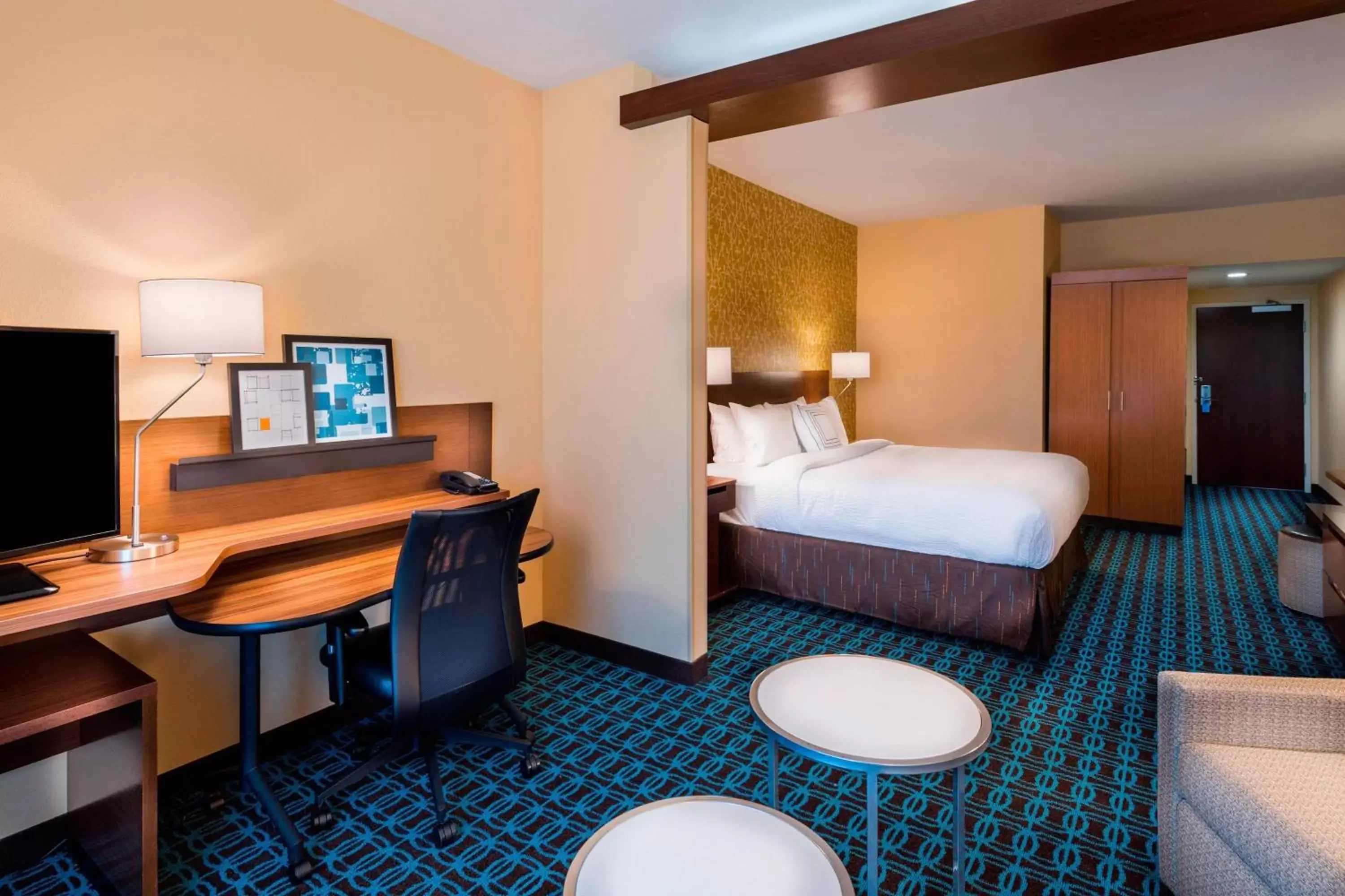 Bedroom in Fairfield Inn & Suites by Marriott Dallas Waxahachie