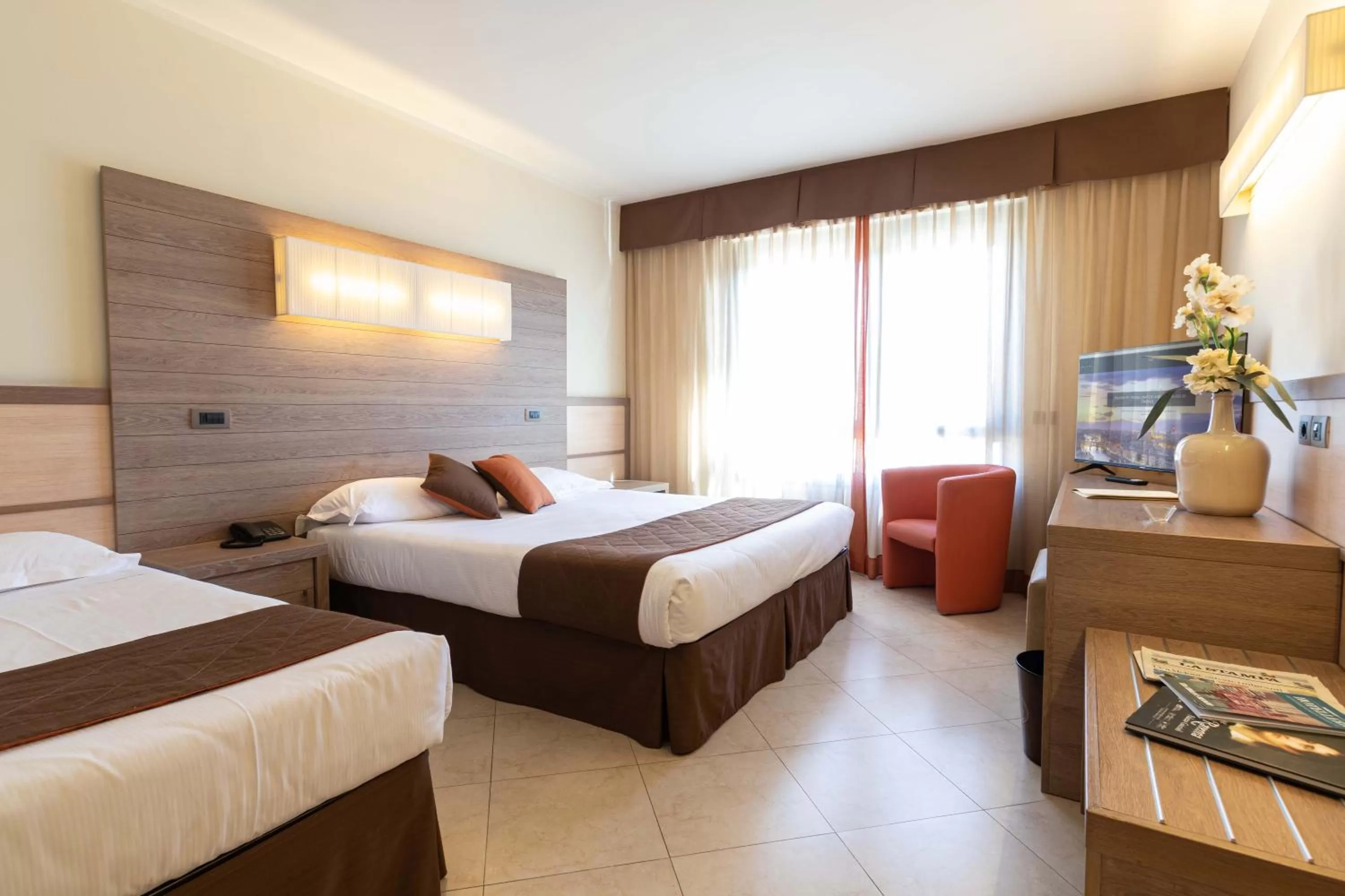 Bed in NilHotel Florence