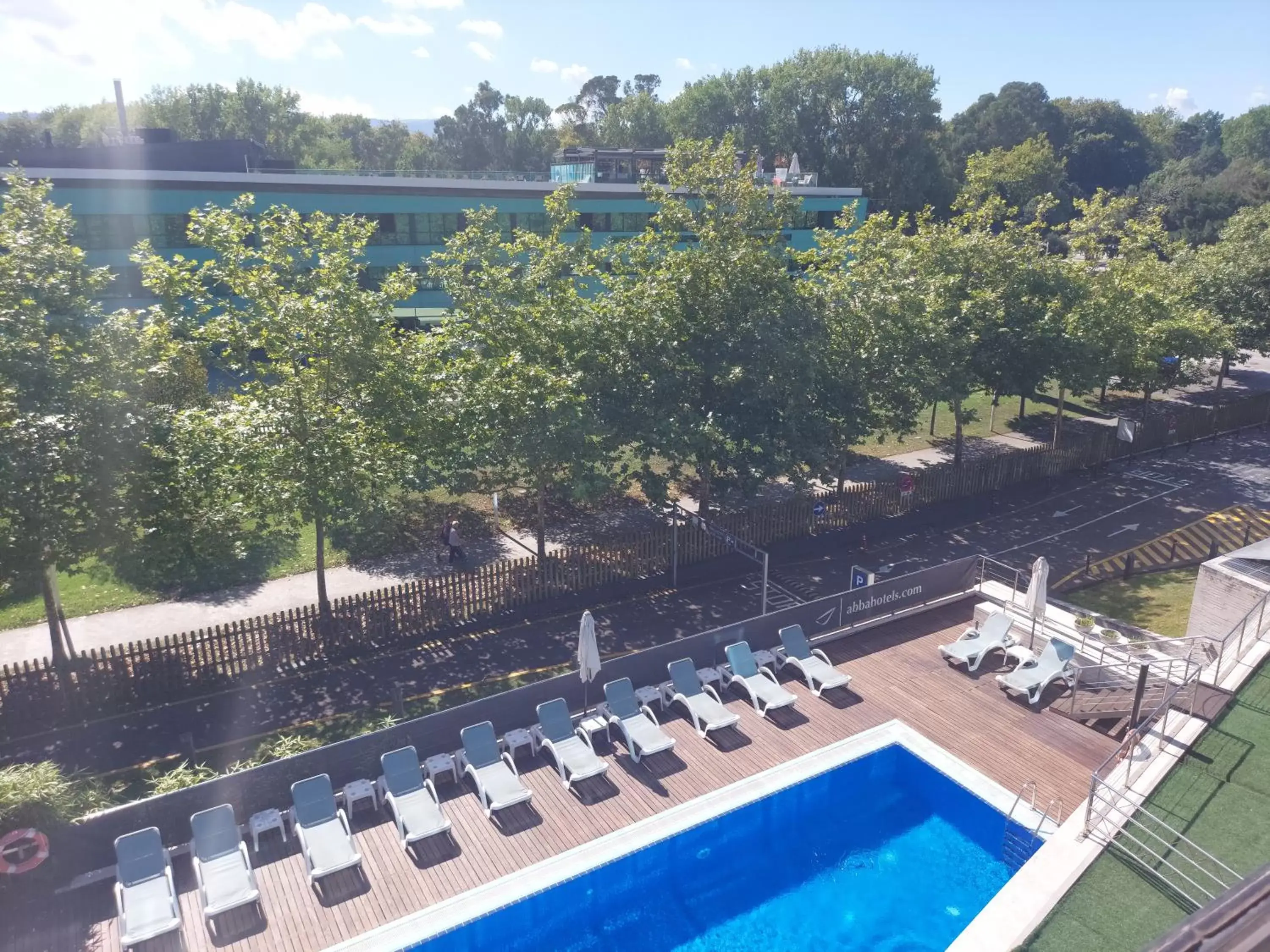 Pool View in Abba Playa Gijón