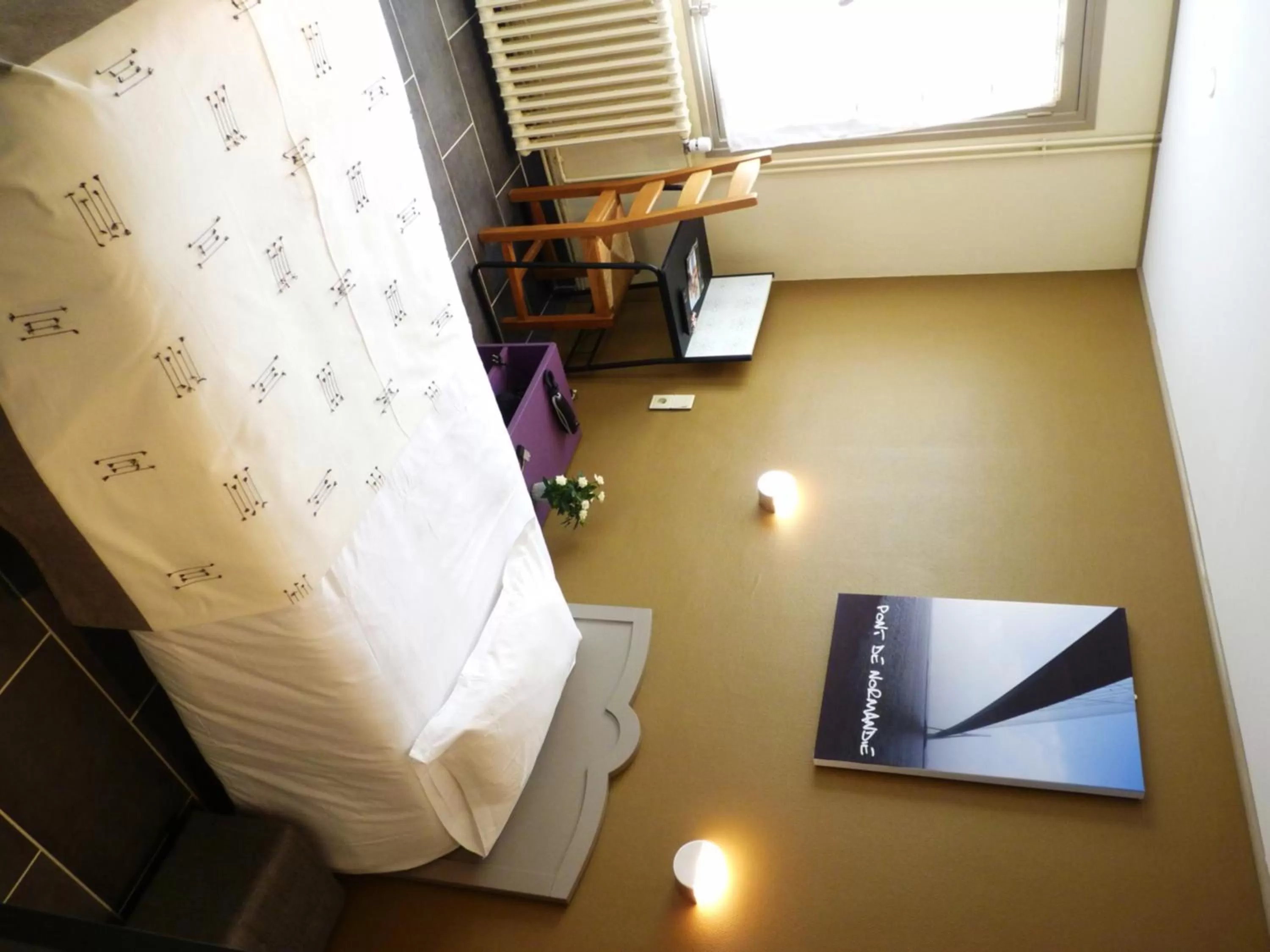 Bedroom in Hôtel-Restaurant La P'tite Auberge