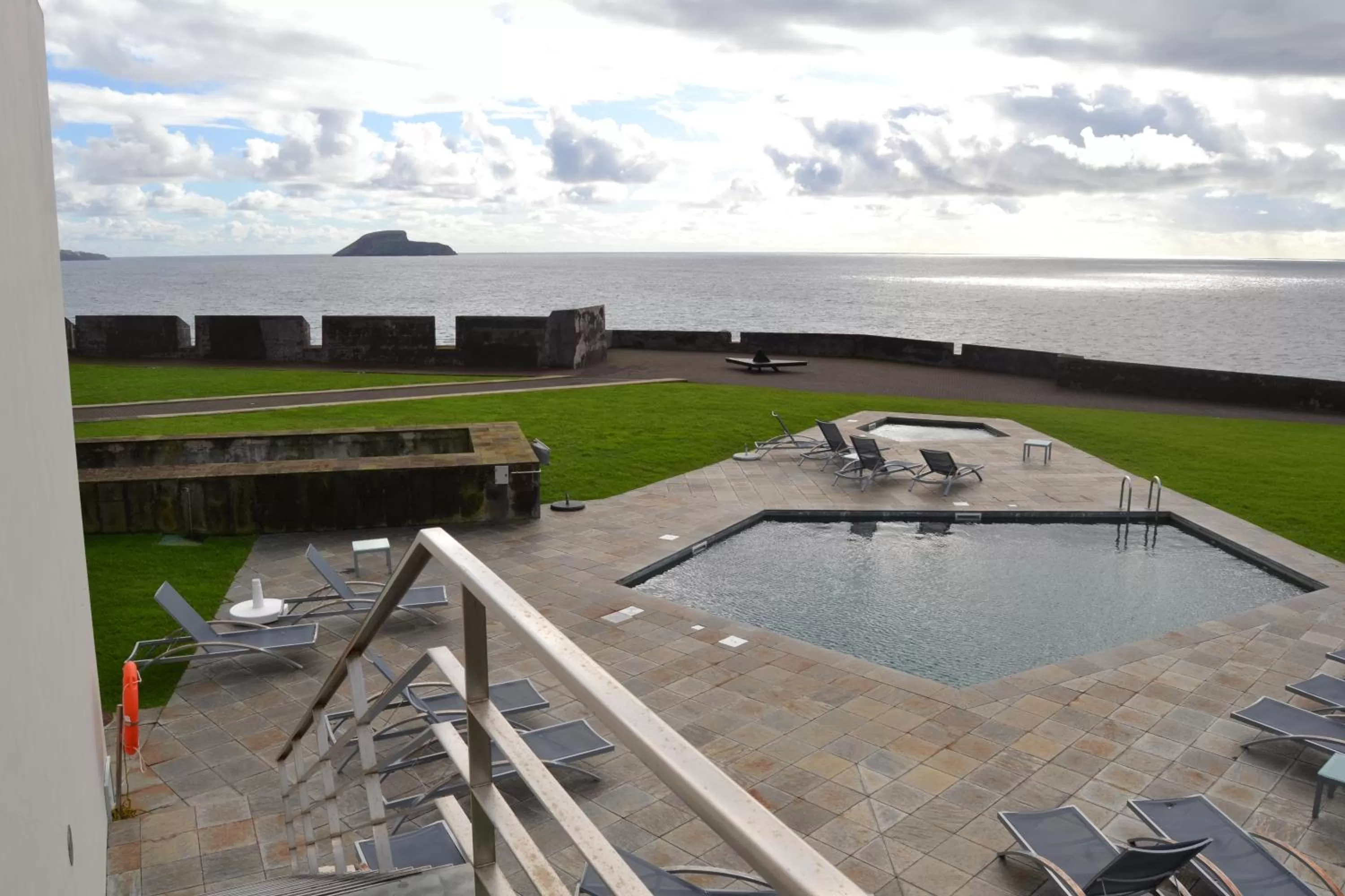 Sea view in Pousada de Angra do Heroismo Castelo de S. Sebastiao