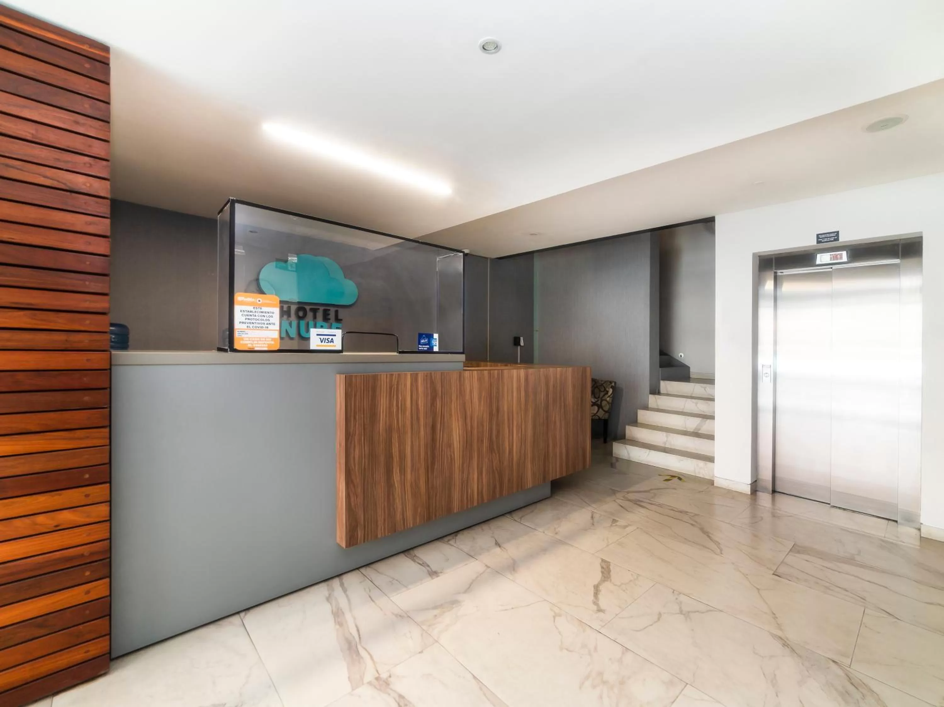 Lobby or reception in Hotel Nube, Puebla Centro