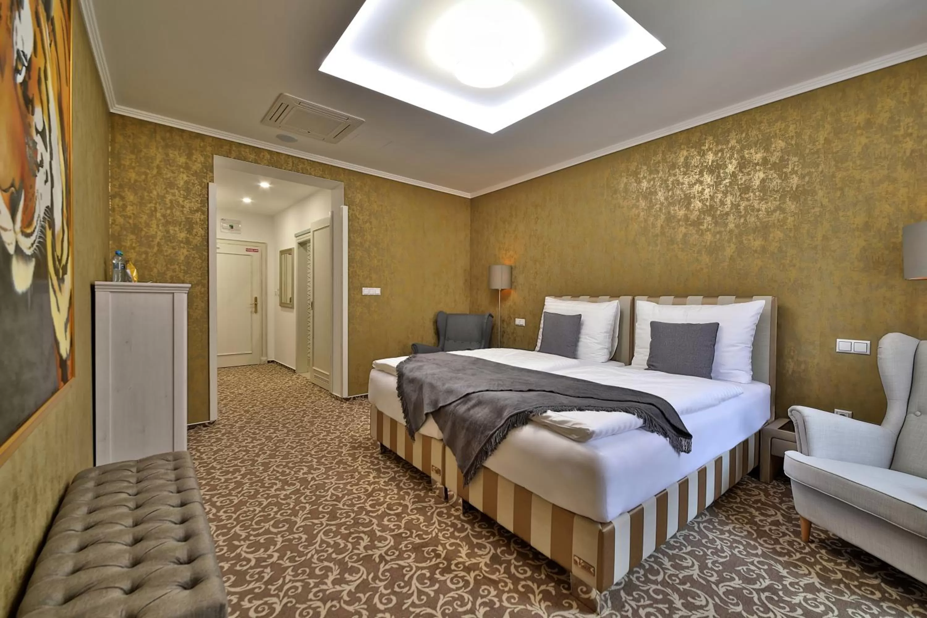 Bed in Hotel Pod Bránou