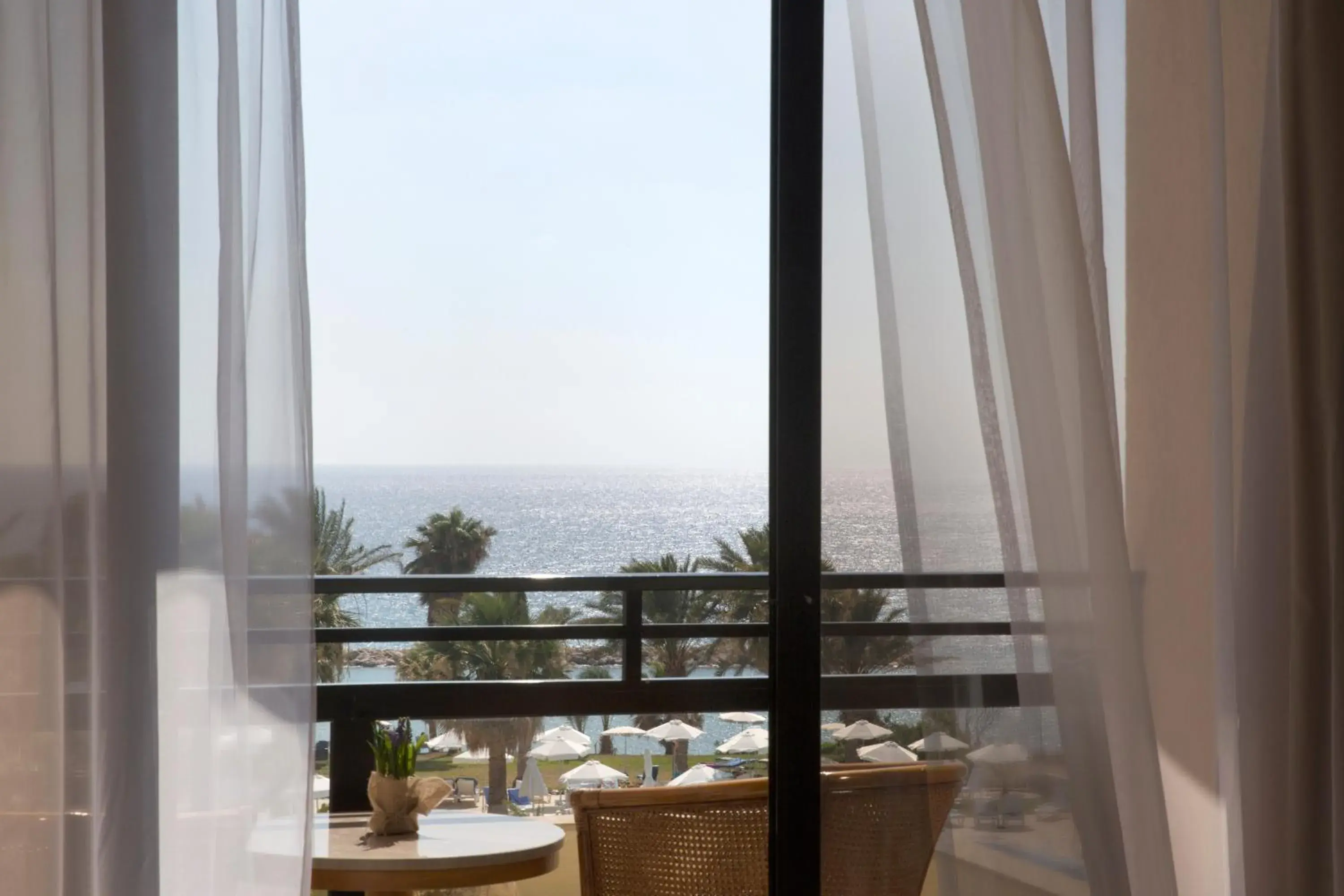 Balcony/Terrace, Sea View in Venus Beach Hotel