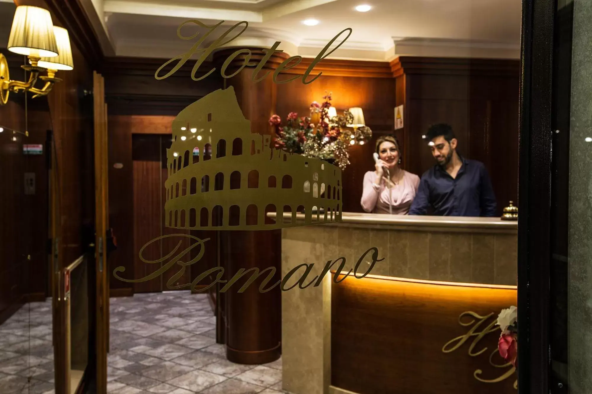 Lobby or reception in Hotel Romano