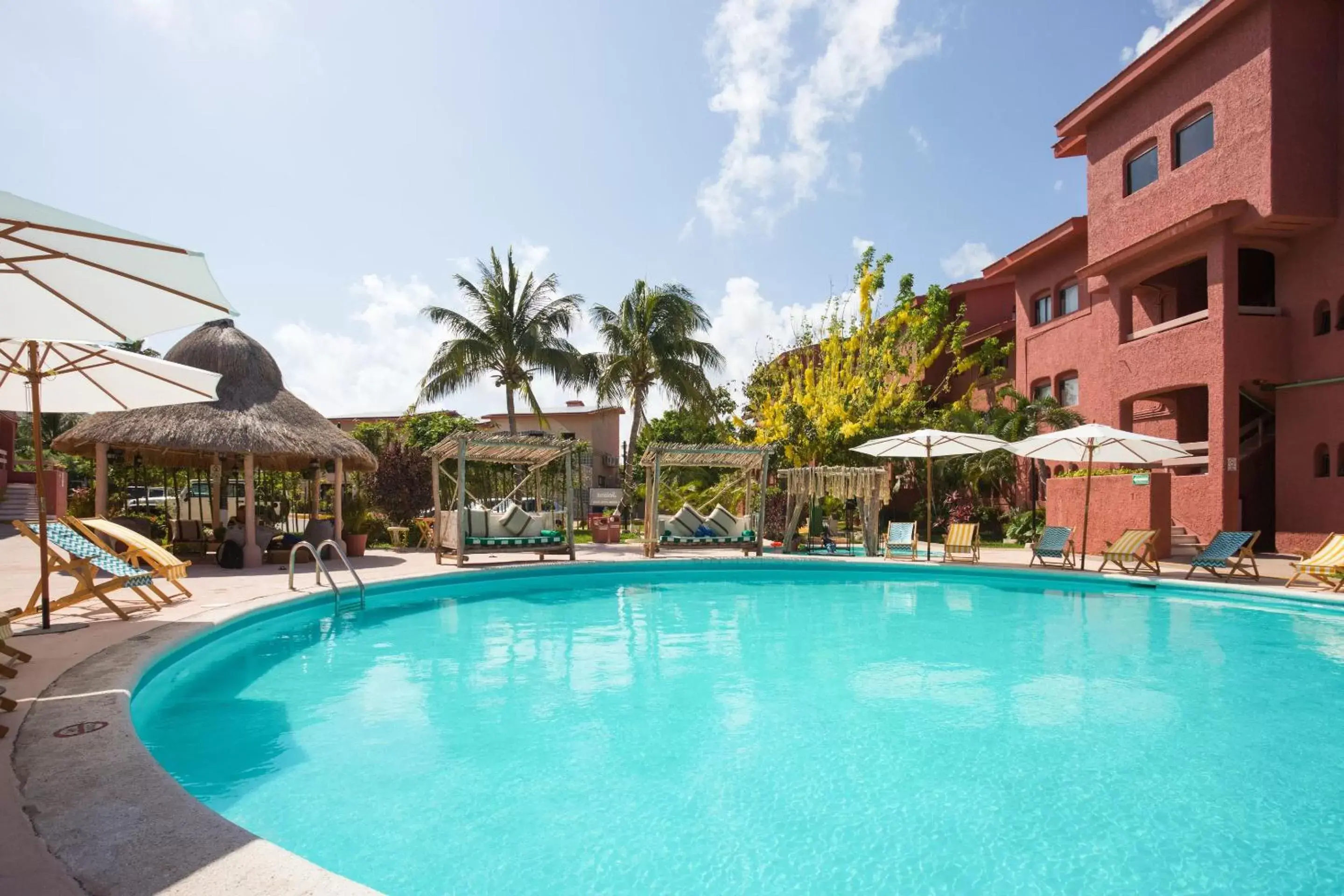 Property building, Swimming Pool in Selina Cancun Laguna Hotel Zone