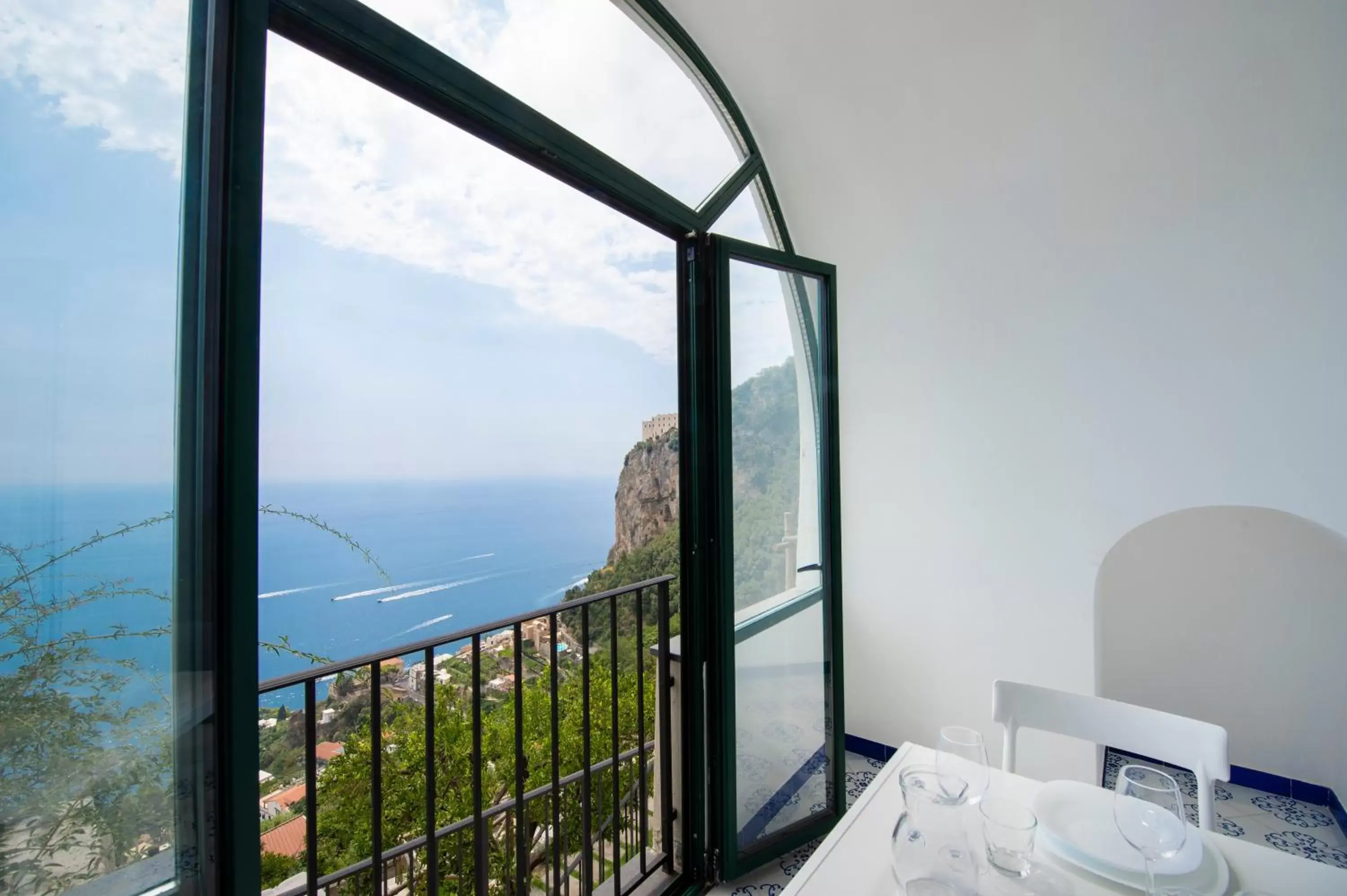 View (from property/room), Mountain View in Villa Foglia Amalfi