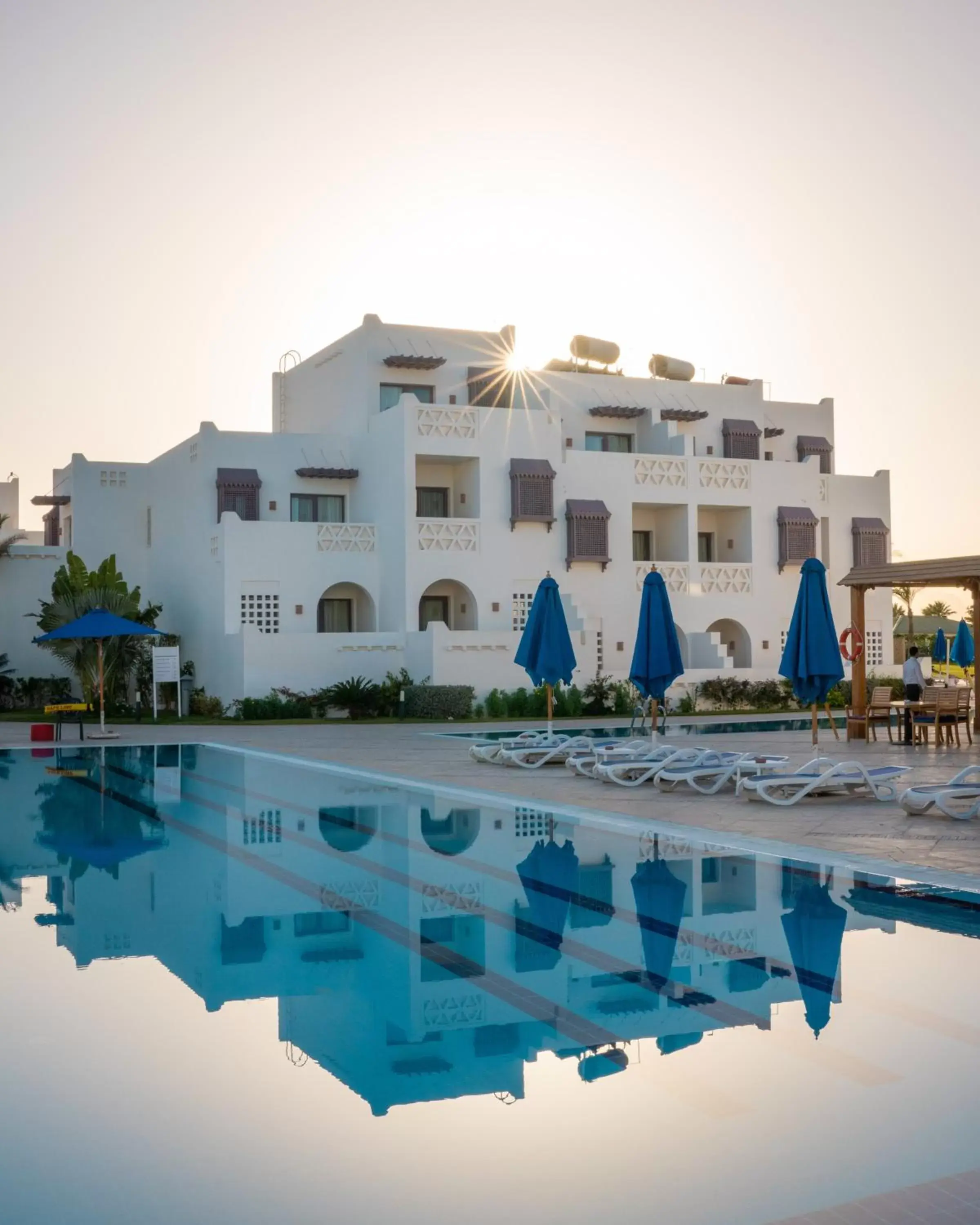Pool view, Property Building in Mercure Hurghada Hotel