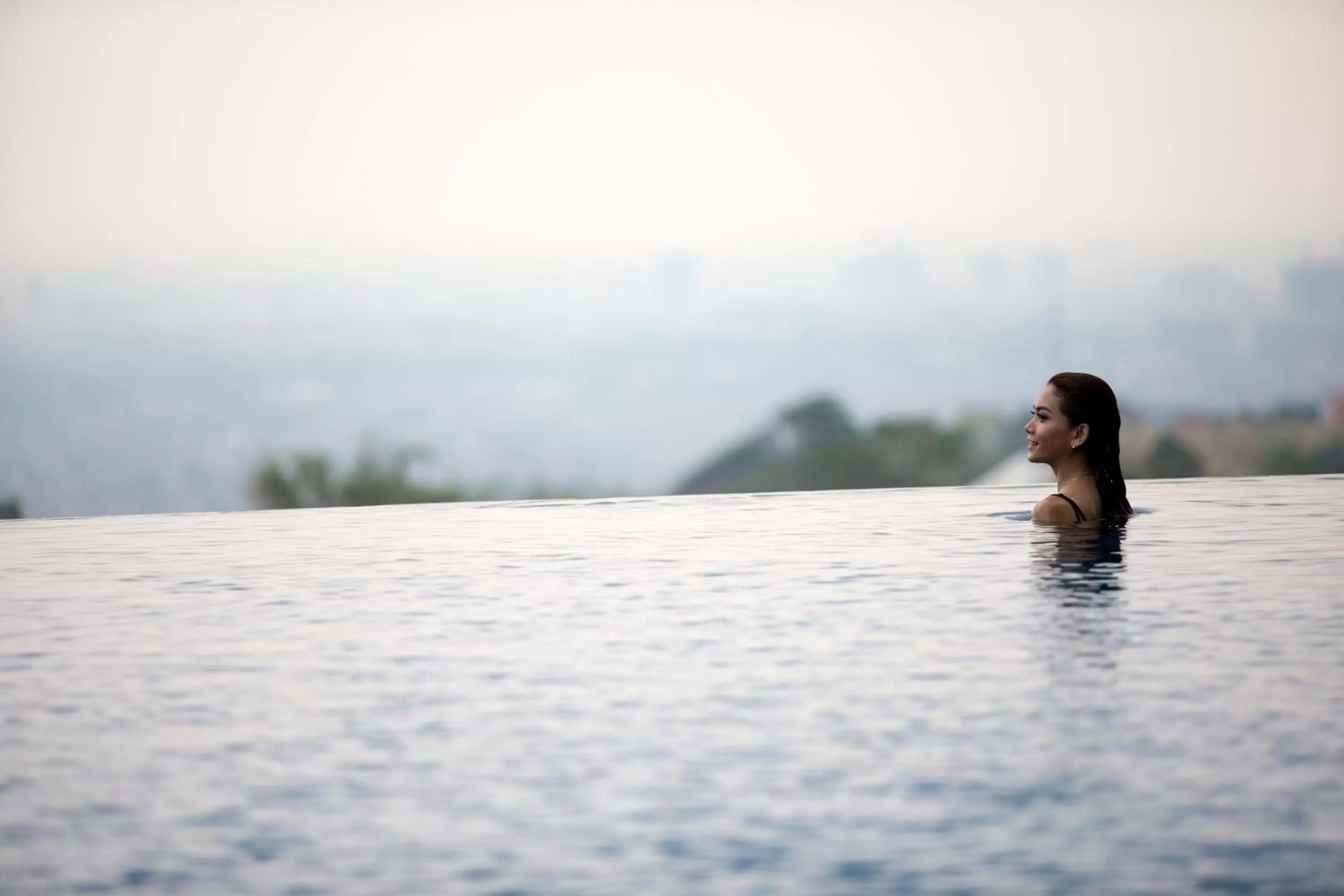 Swimming pool in InterContinental Bandung Dago Pakar by IHG