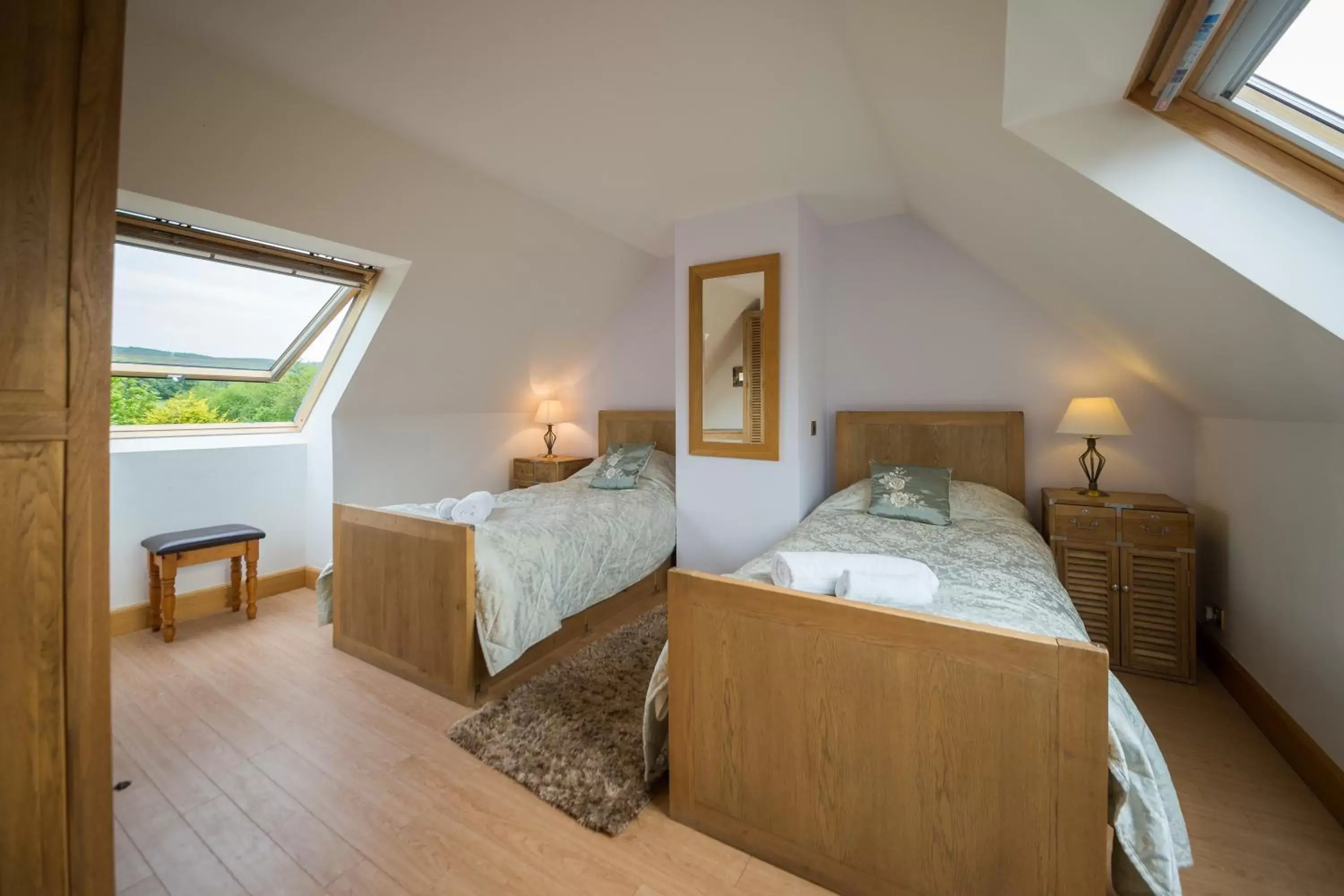 Bedroom, Bed in Errichel House and Cottages