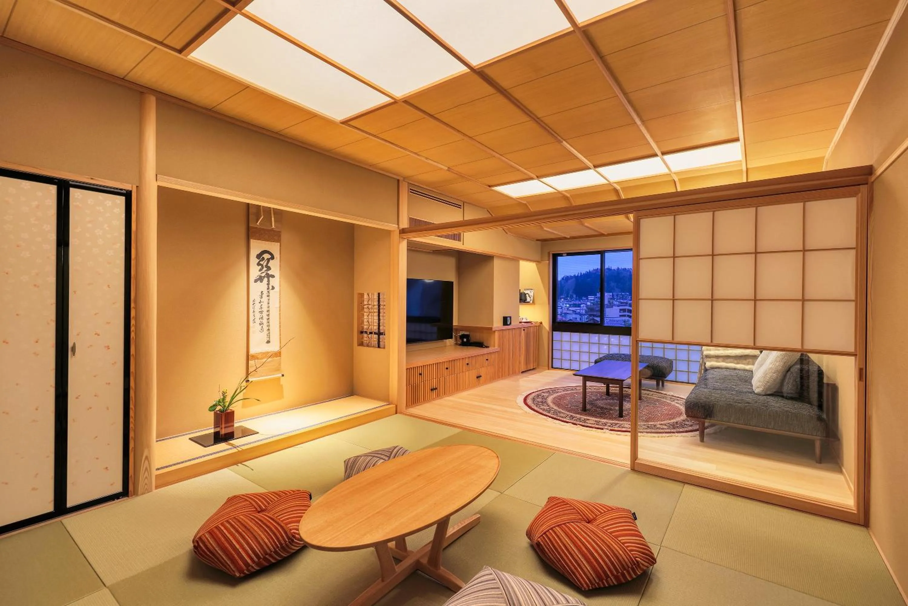 Photo of the whole room in Honjin Hiranoya Kachoan