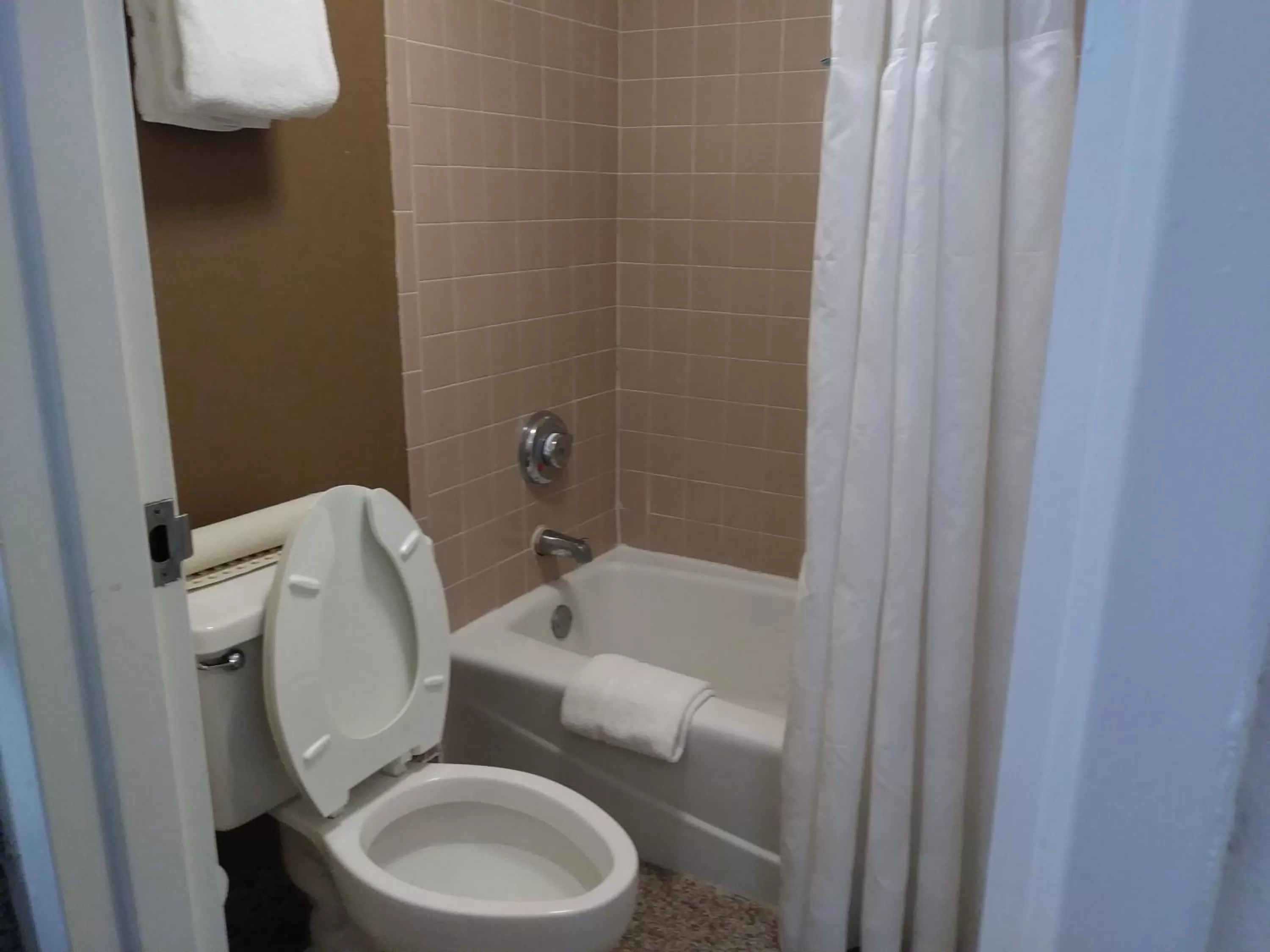 Toilet in Ramada by Wyndham Temple Terrace/Tampa North