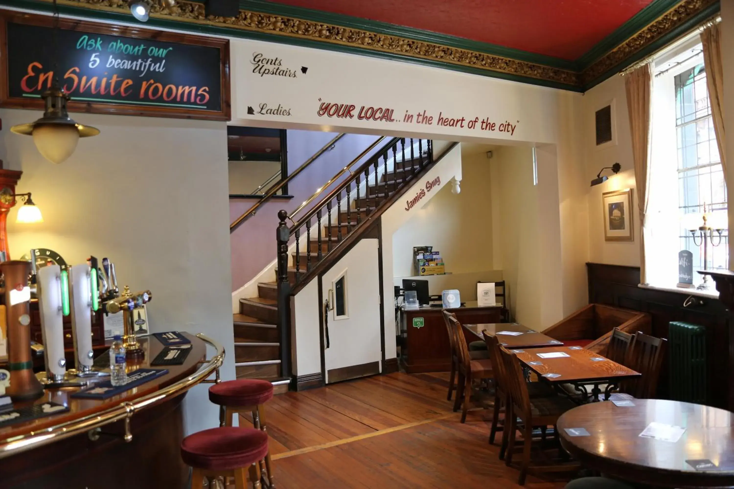 Lobby or reception, Lounge/Bar in The Bulls Head Hotel