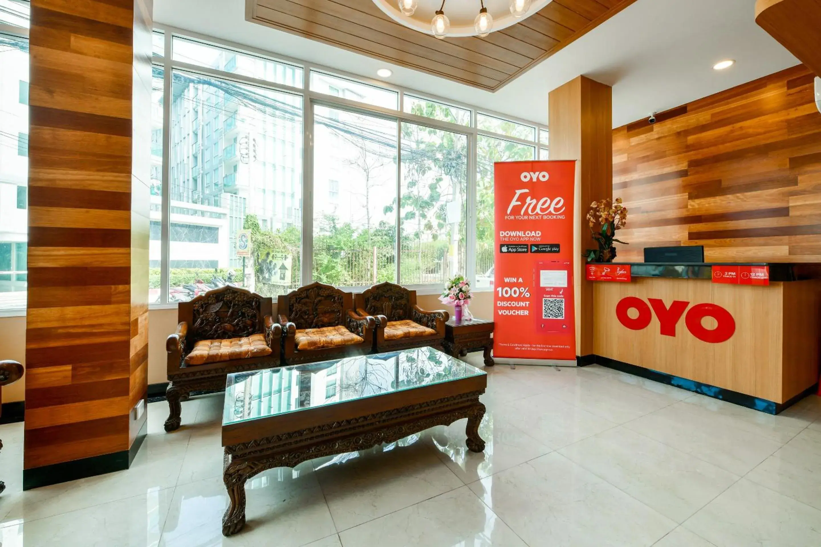 Lobby or reception in Super OYO 458 Nakorn Siam Boutique