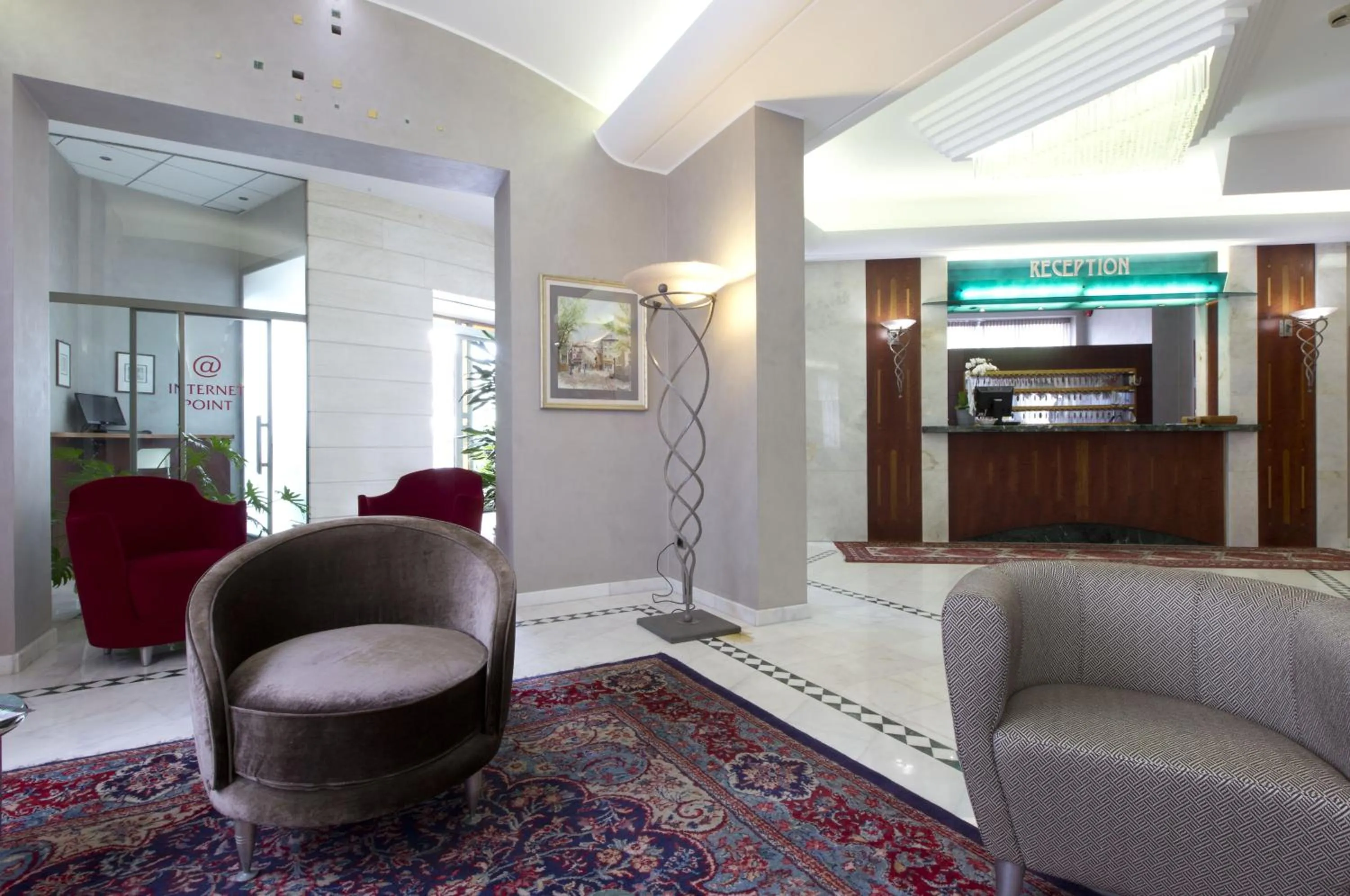 Lobby or reception in Palace Hotel Moderno