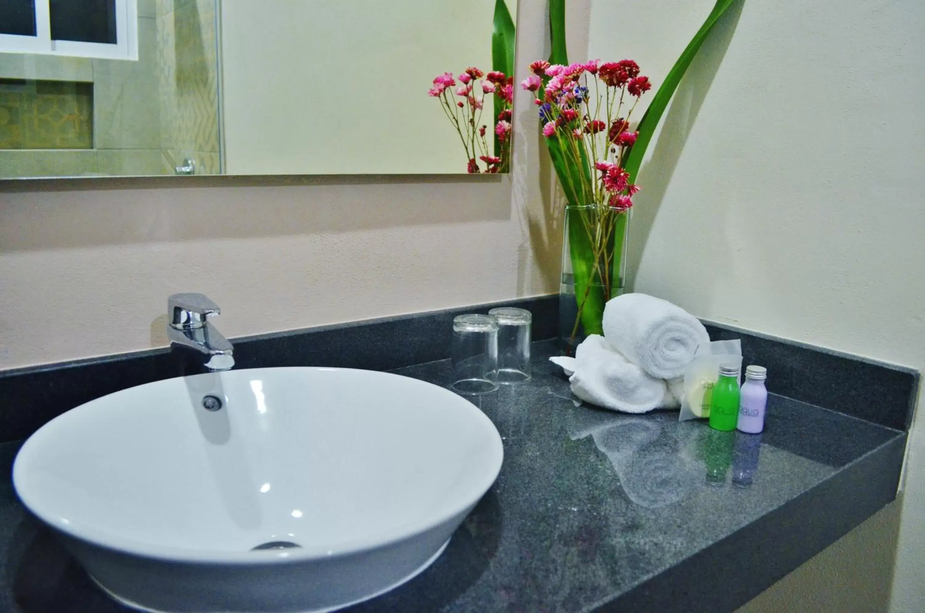 Bathroom in Hacienda Morelos Beachfront Hotel